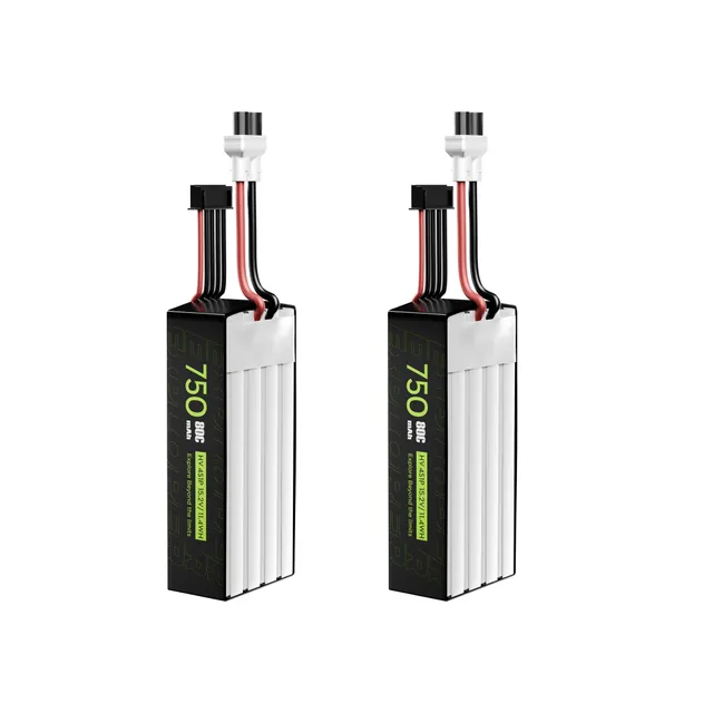 Flywoo Explorer Batteria LiHV 4S 750mAh 80C XT30UP 2Pezzi