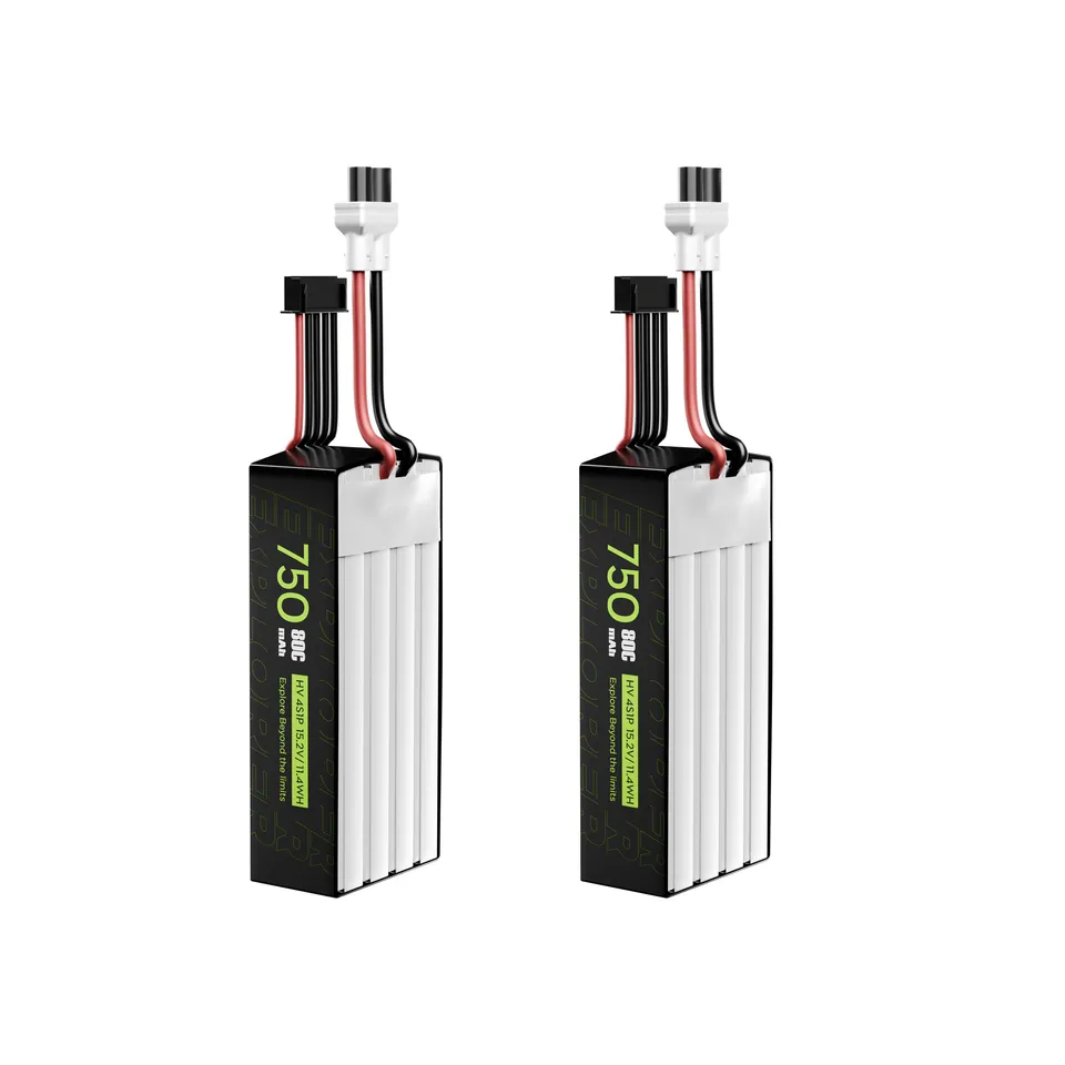 Flywoo Explorer Batteria LiHV 4S 750mAh 80C XT30UP 2Pezzi