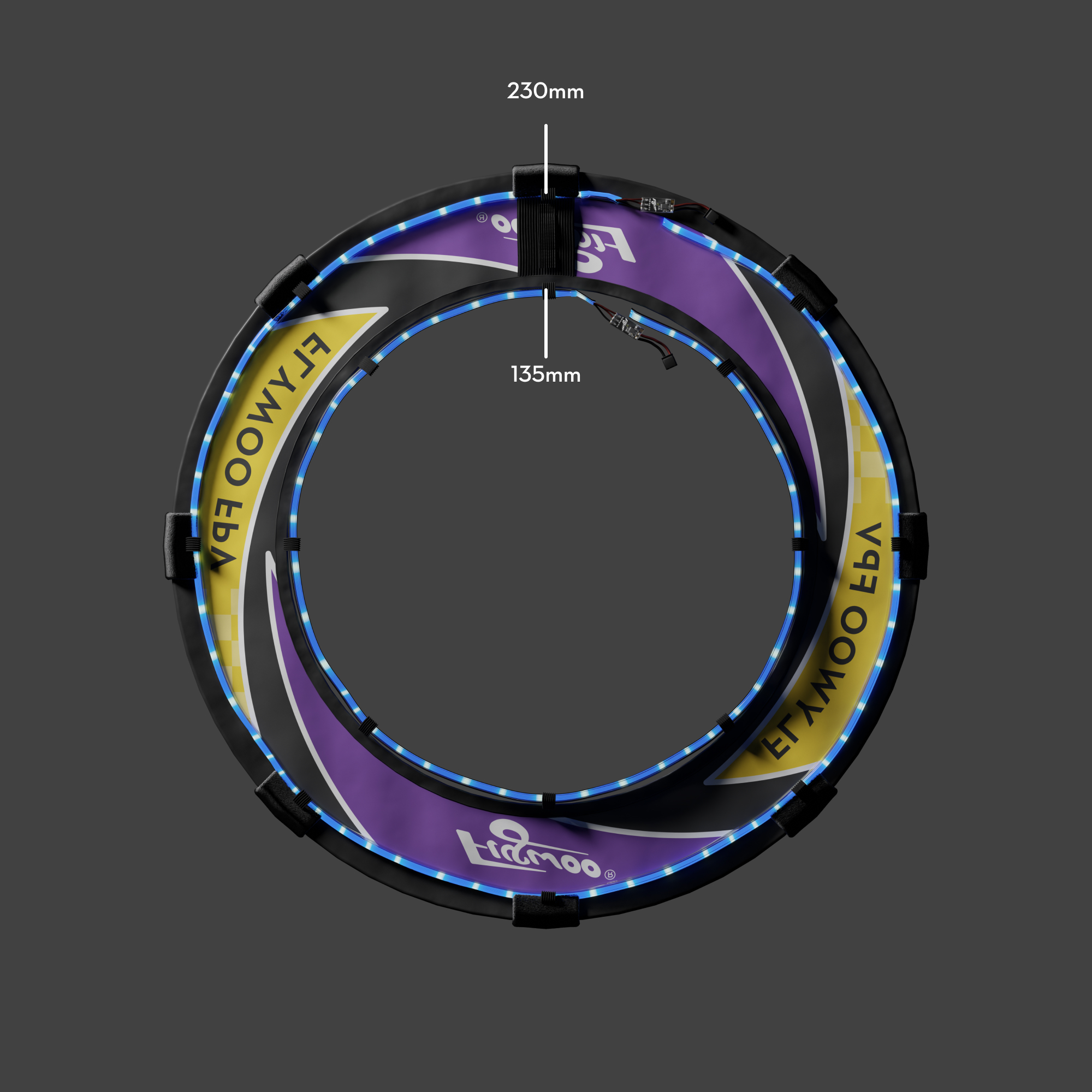 Flywoo Halo Circle Gate Gara FPV Tondo 45cm 5 Pezzi