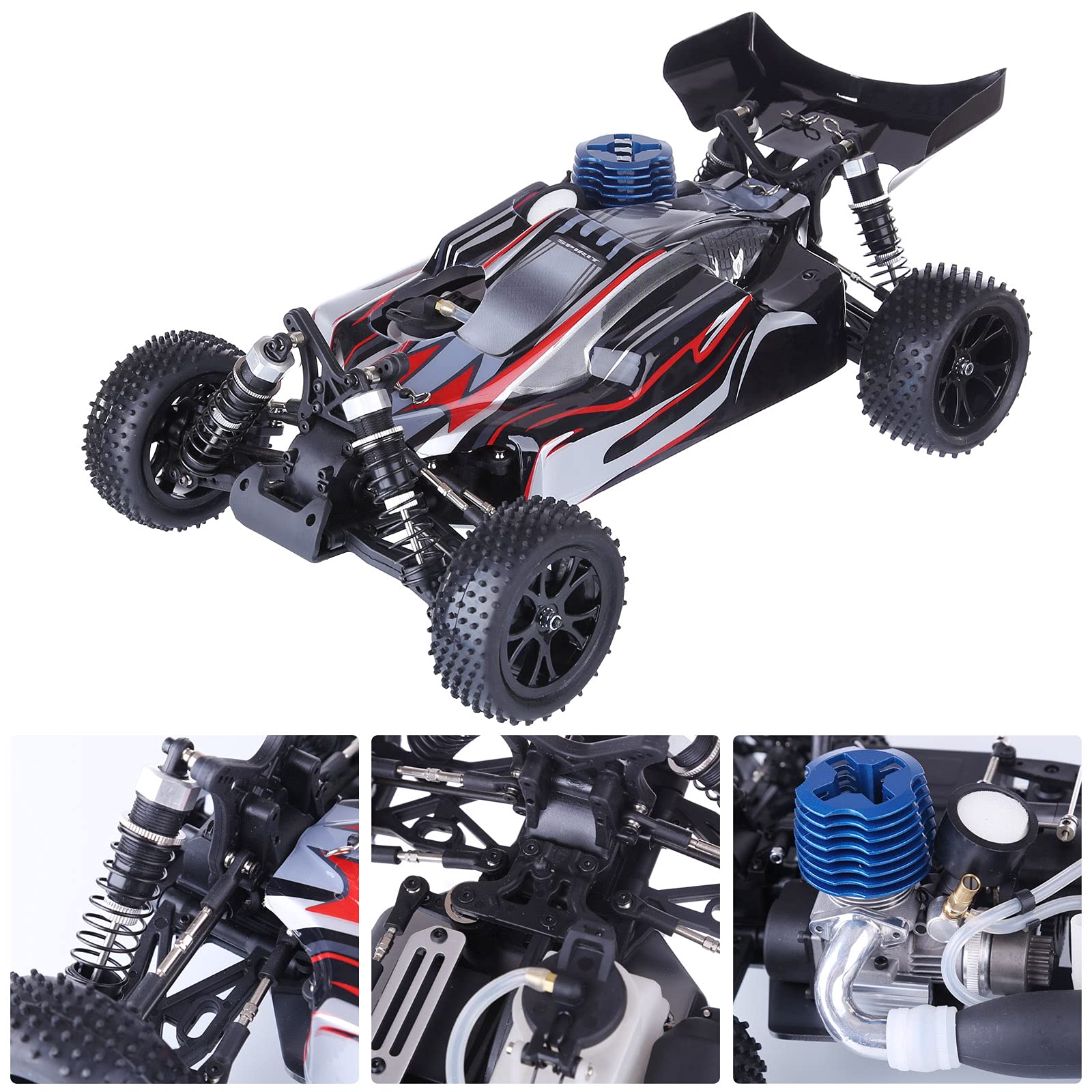 VRX RH1006 Auto Nitro 1/10 4WD RTR off-road serbatoio 80 cc