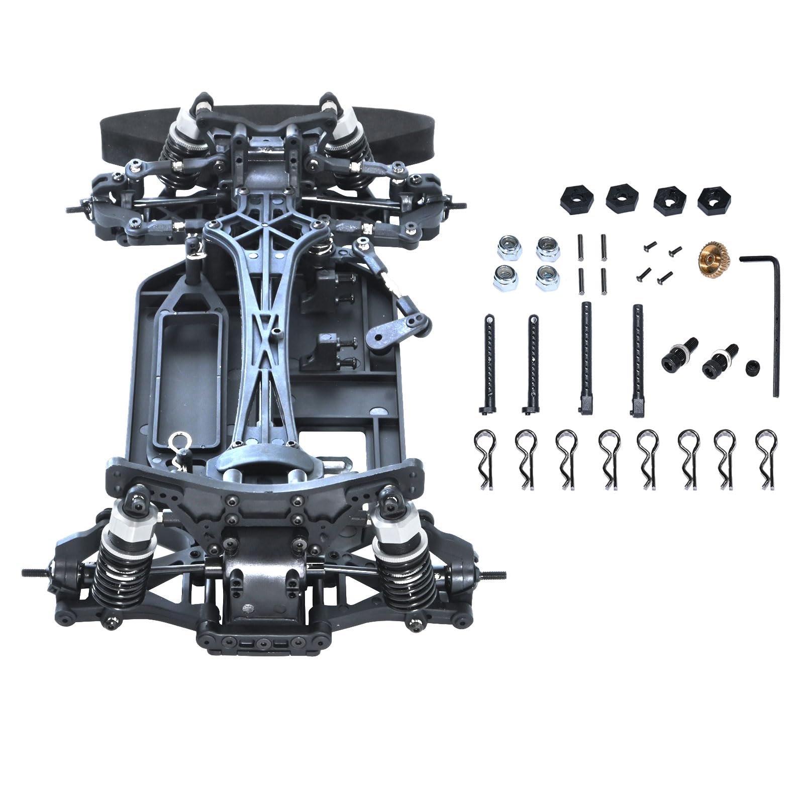 VRX Telaio 4WD On-Road 1/10 Passo 258-261 mm senza Elettronica