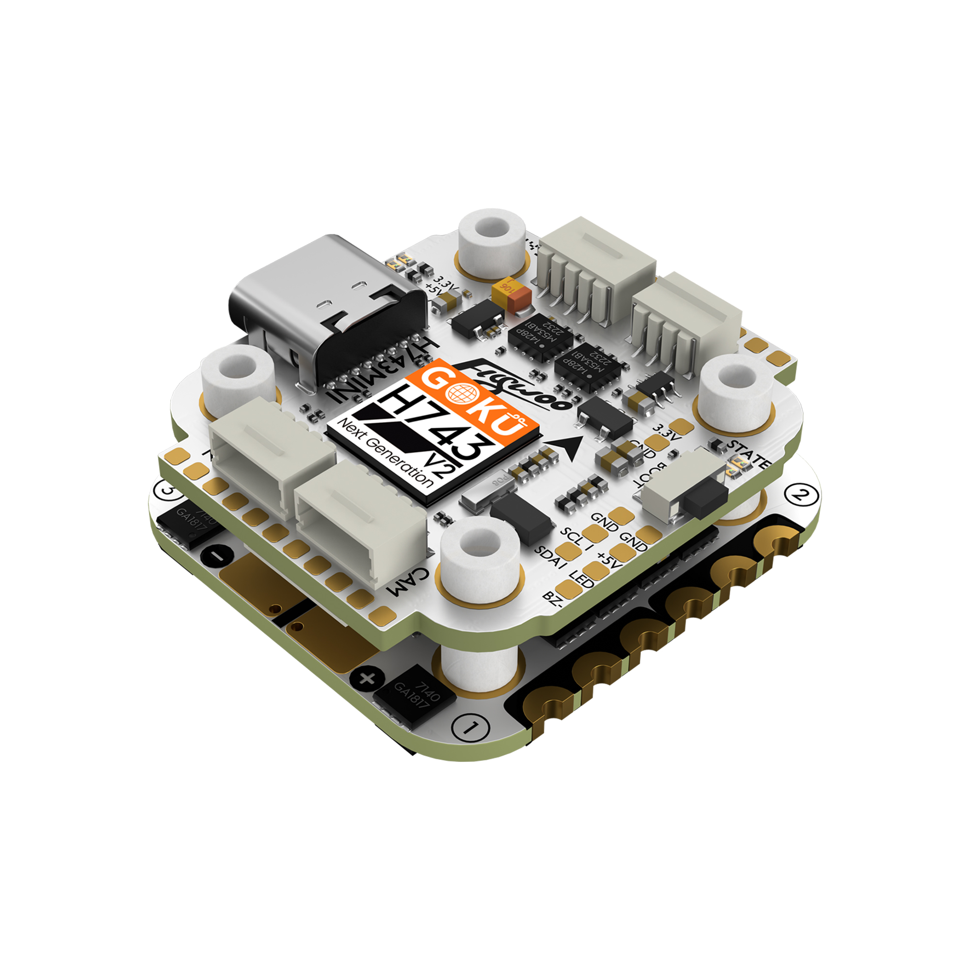 Flywoo GOKU H743 PRO Mini Stack 45A 20x20 O4 Pro