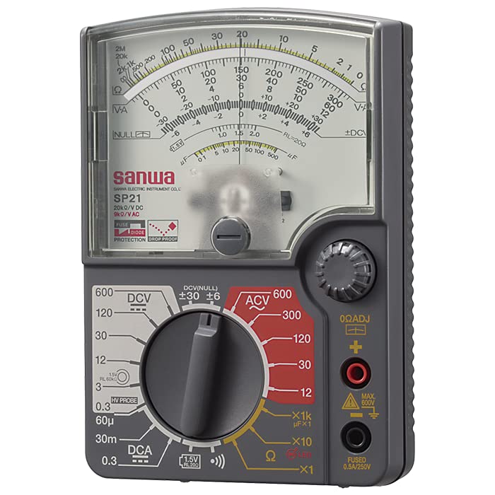 Sanwa SP20 Multimetro Analogico DC alta tensione temperatura