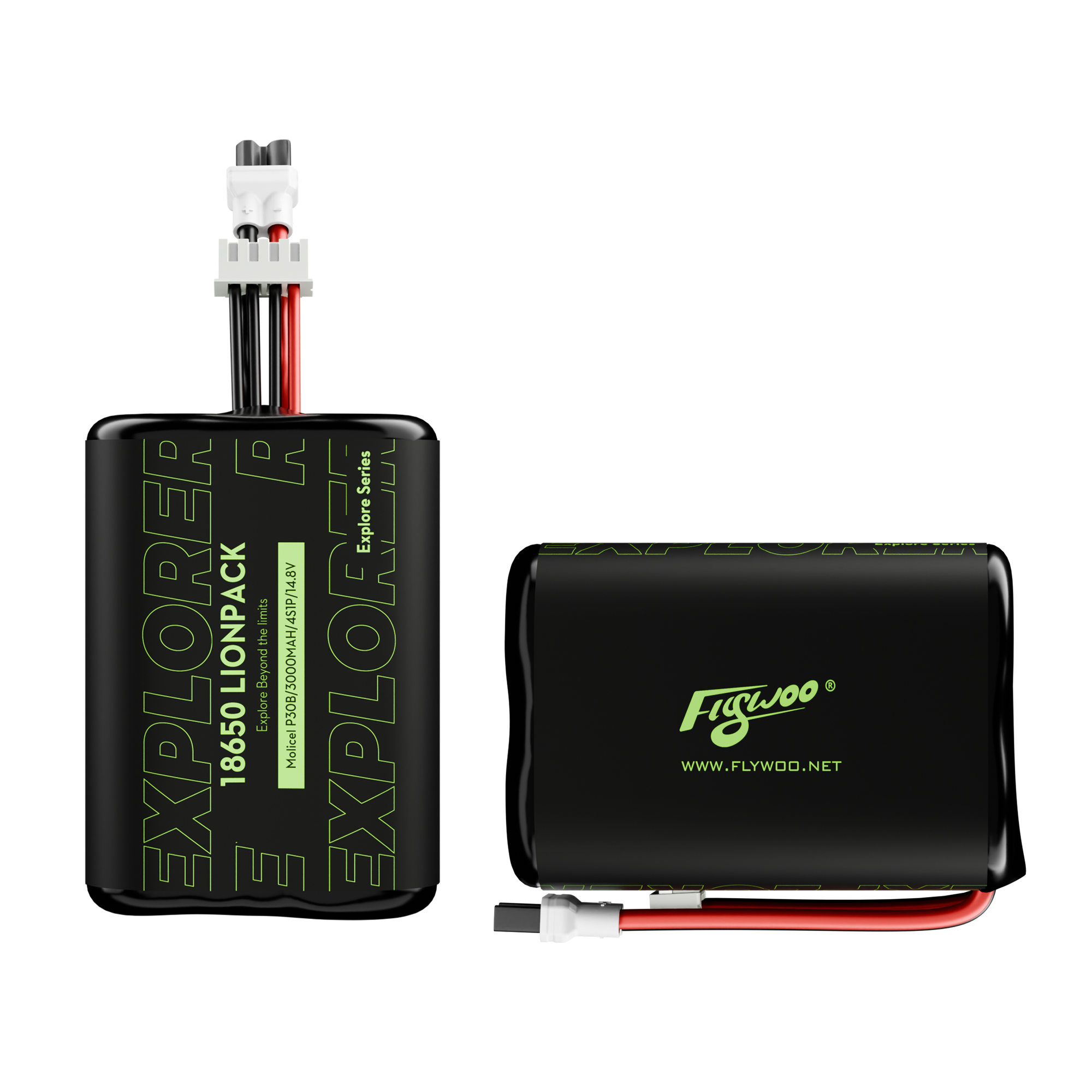 FlyWoo Explorer Molicell P30B batteria 4S1P 3000mAh