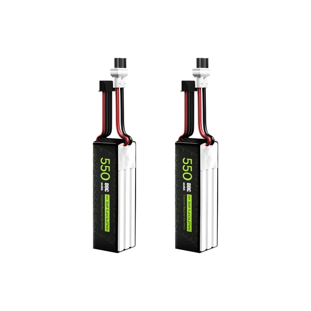 Flywoo Explorer batteria LiHV 3S 550mAh 80C XT30UP 2pz