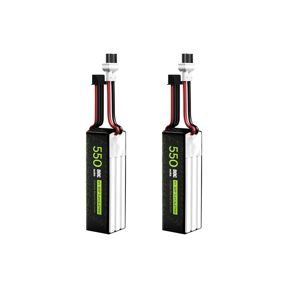 Flywoo Explorer batteria LiHV 3S 550mAh 80C XT30UP 2pz