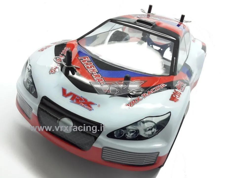 VRX Stradale Flash Rally XR16 auto RC 1/16 meccanica 4WD