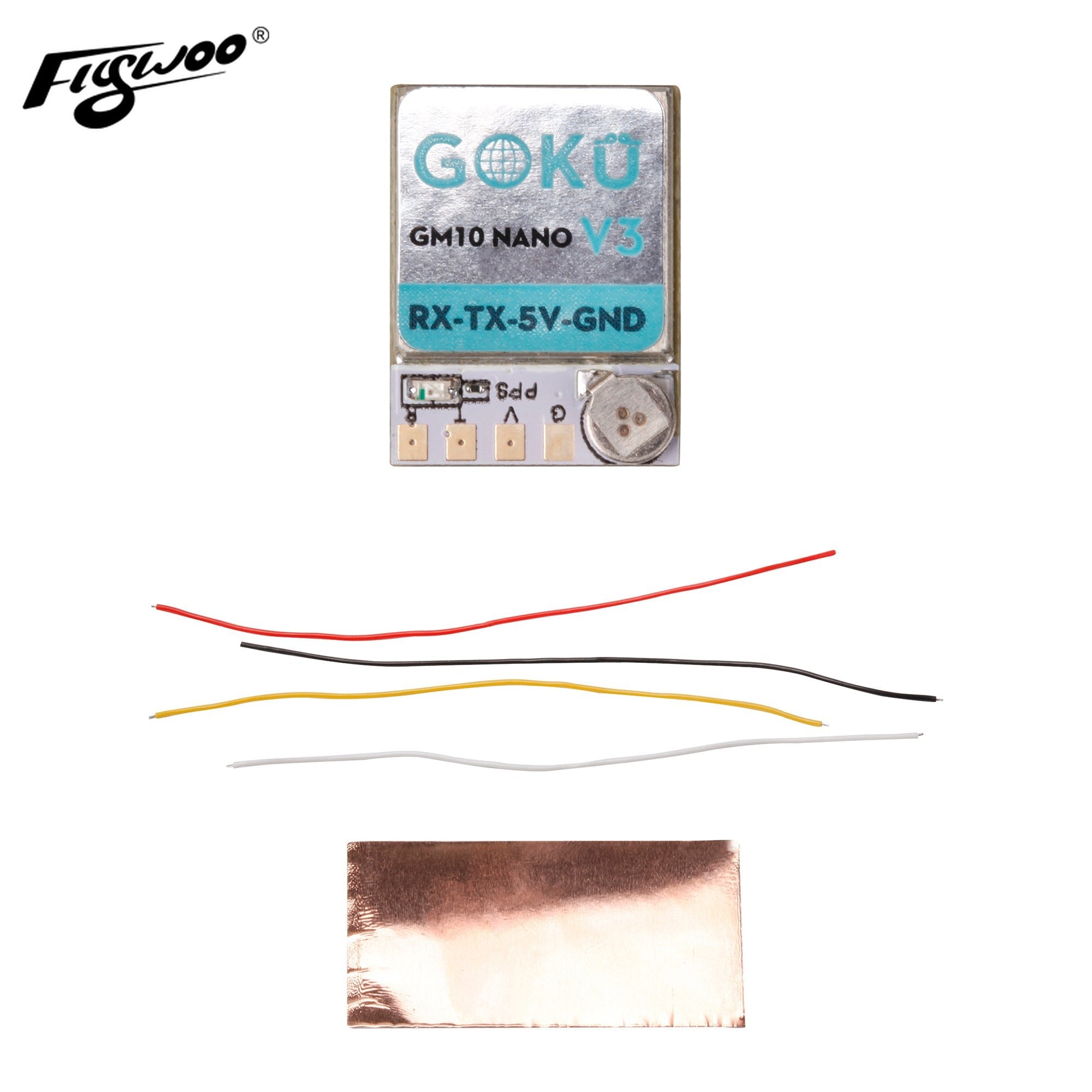 Flywoo GOKU GM10 Nano V3 Modulo GPS M10050 10Hz