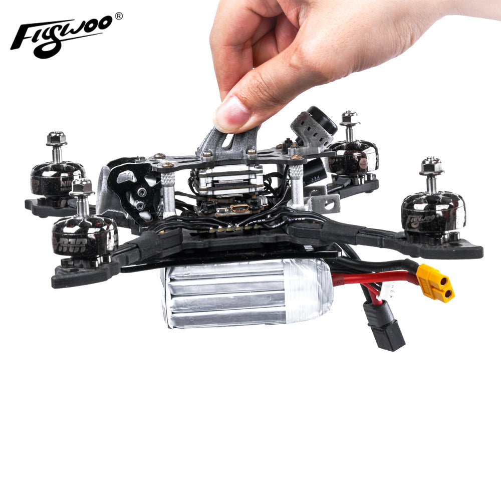 Flywoo Ultra Grip Pad Batteria LiPo PU 10x5cm 3pz