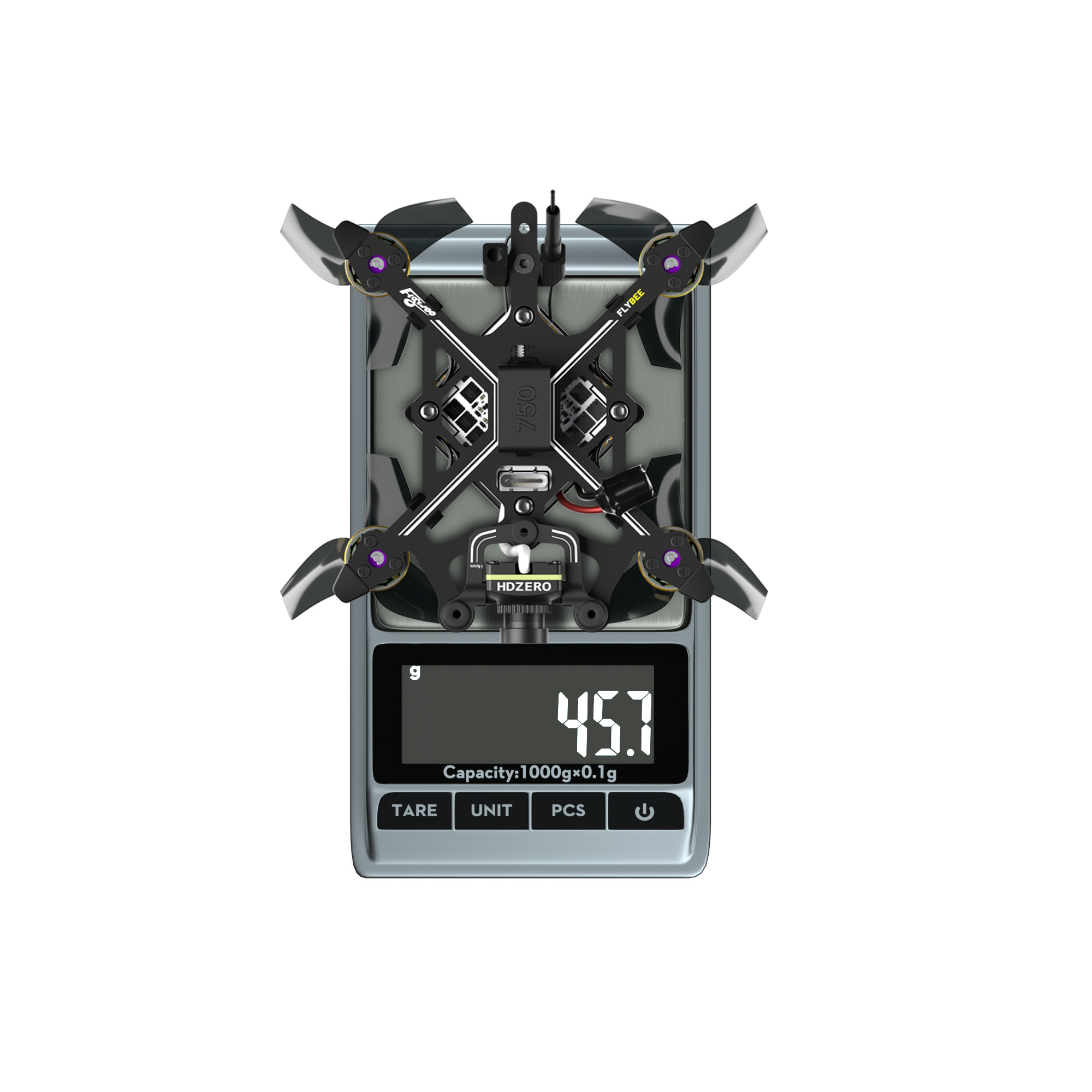 FlyWoo Flybee 16 HDZero 2S Micro Drone FPV ELRS 45.7g