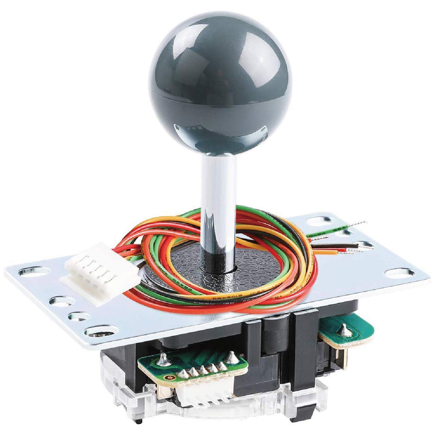 Sanwa JLF-TP-8YT Joystick Arcade a Sfera Nero