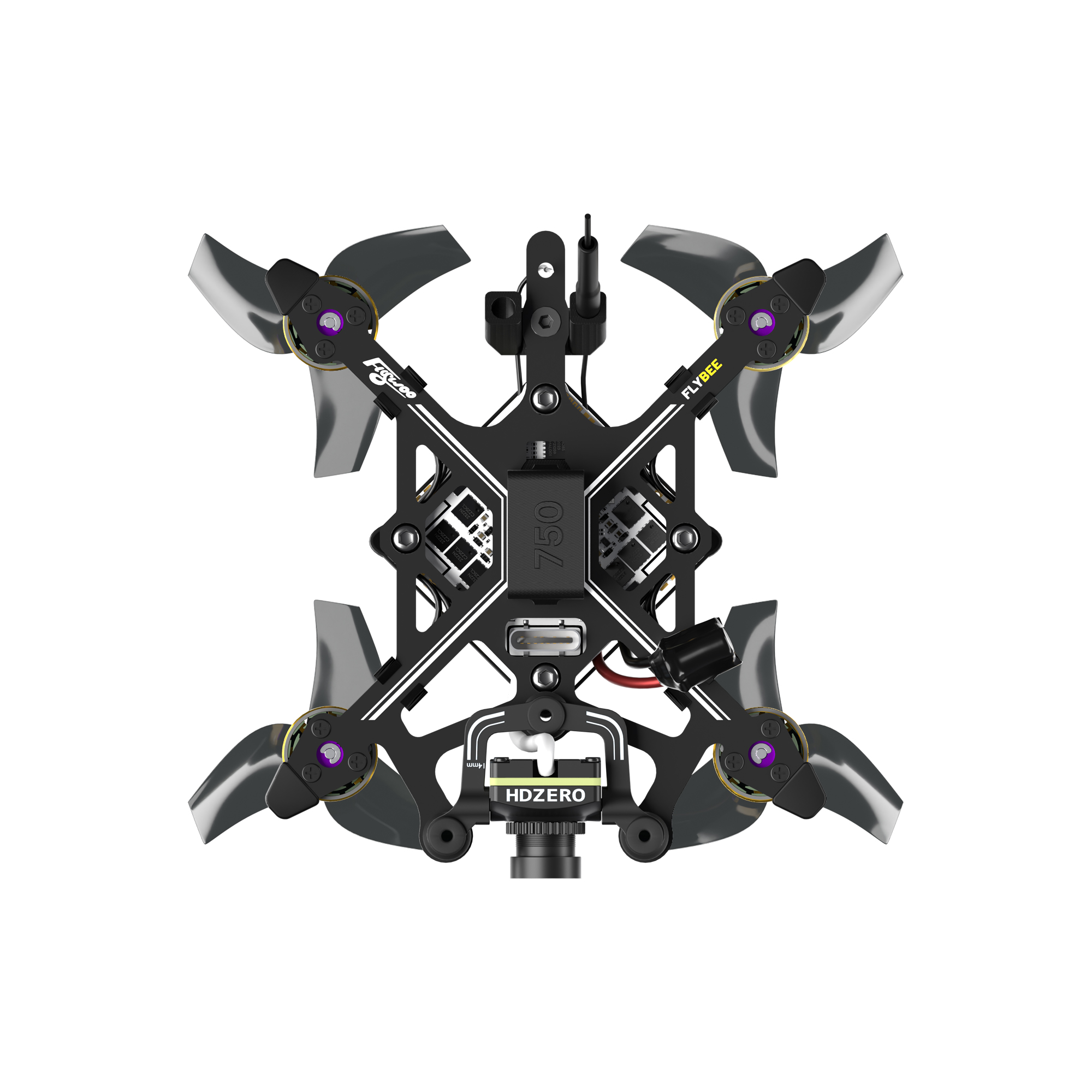 FlyWoo Flybee 16 HDZero 2S Micro Drone FPV ELRS 45.7g