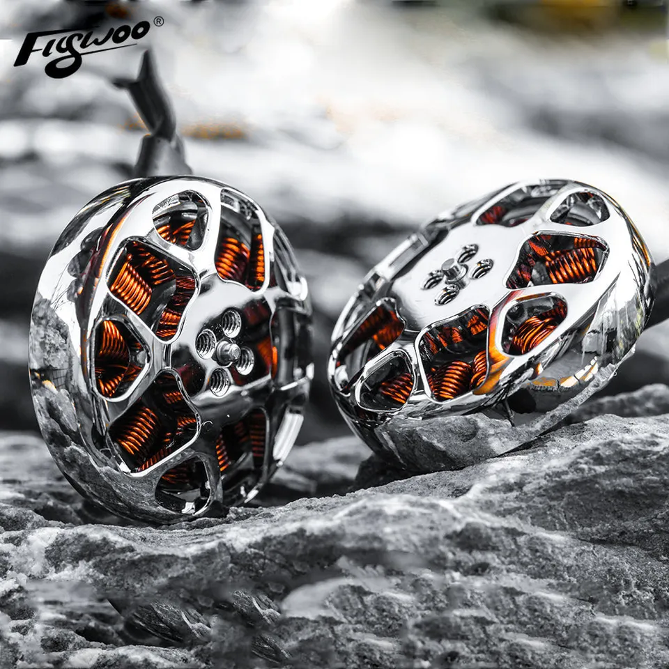 Flywoo NIN 2303.5 motore brushless 1750KV argento 5-6S