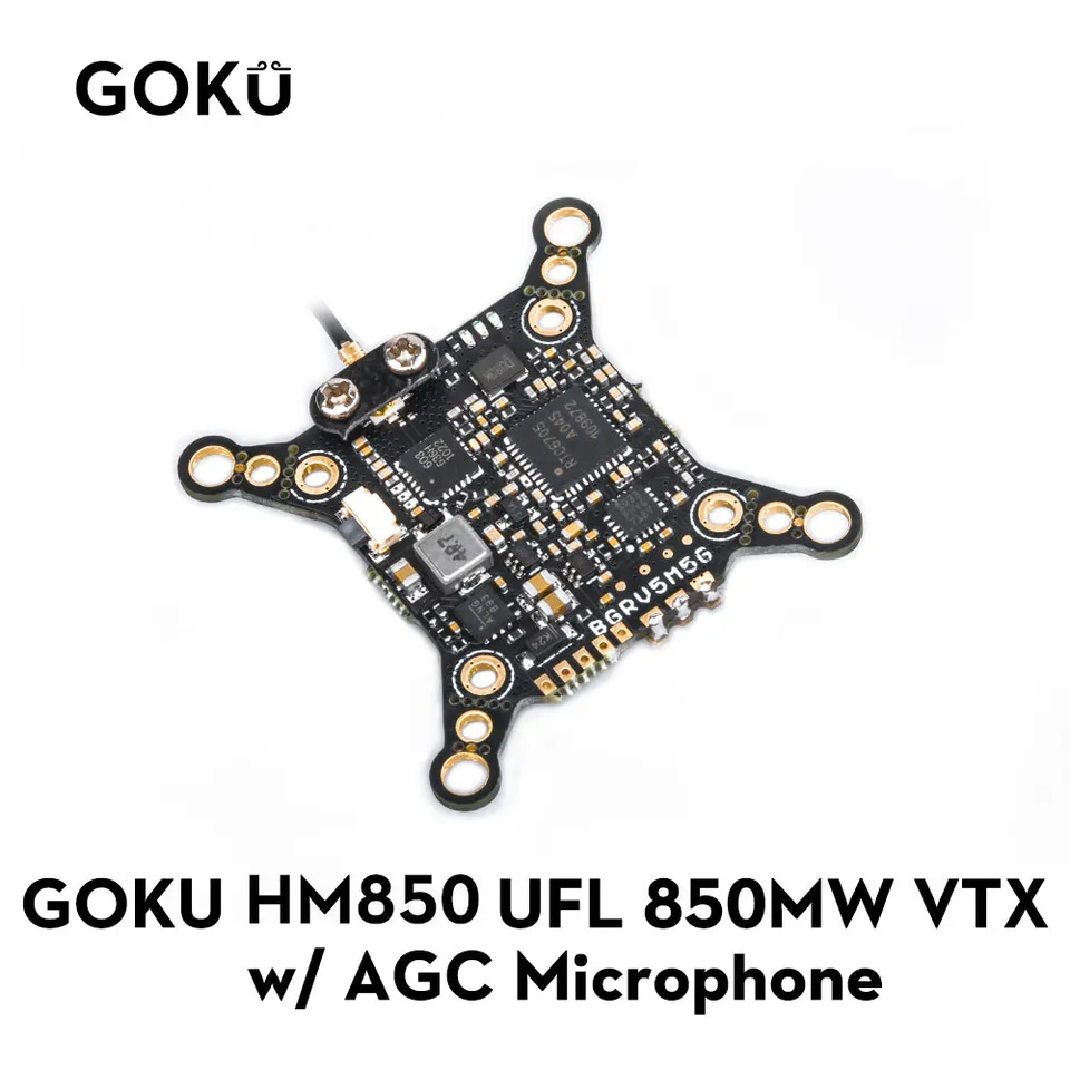 FlyWoo GOKU HM850 VTX 5.8GHz 850mW trasmettitore FPV UFL
