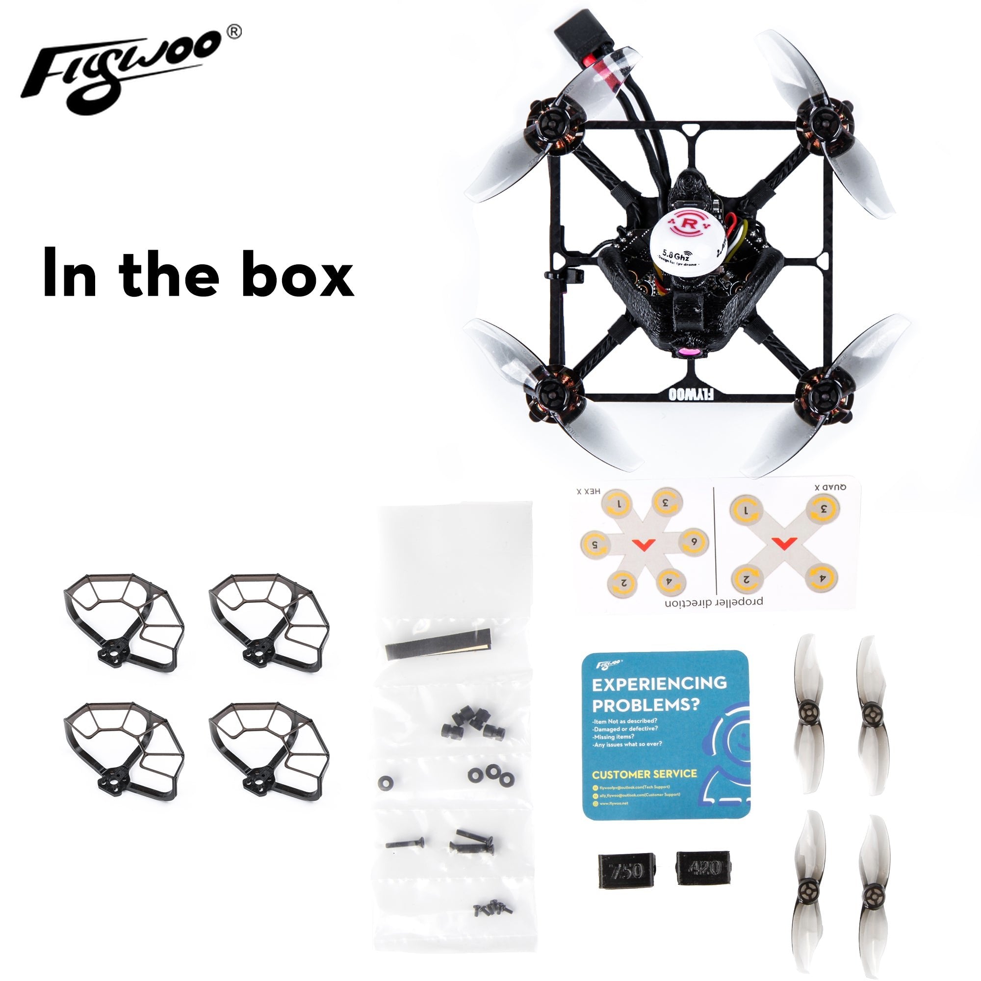 Flywoo Firefly 2S Nano Baby 20 Drone FPV analogico