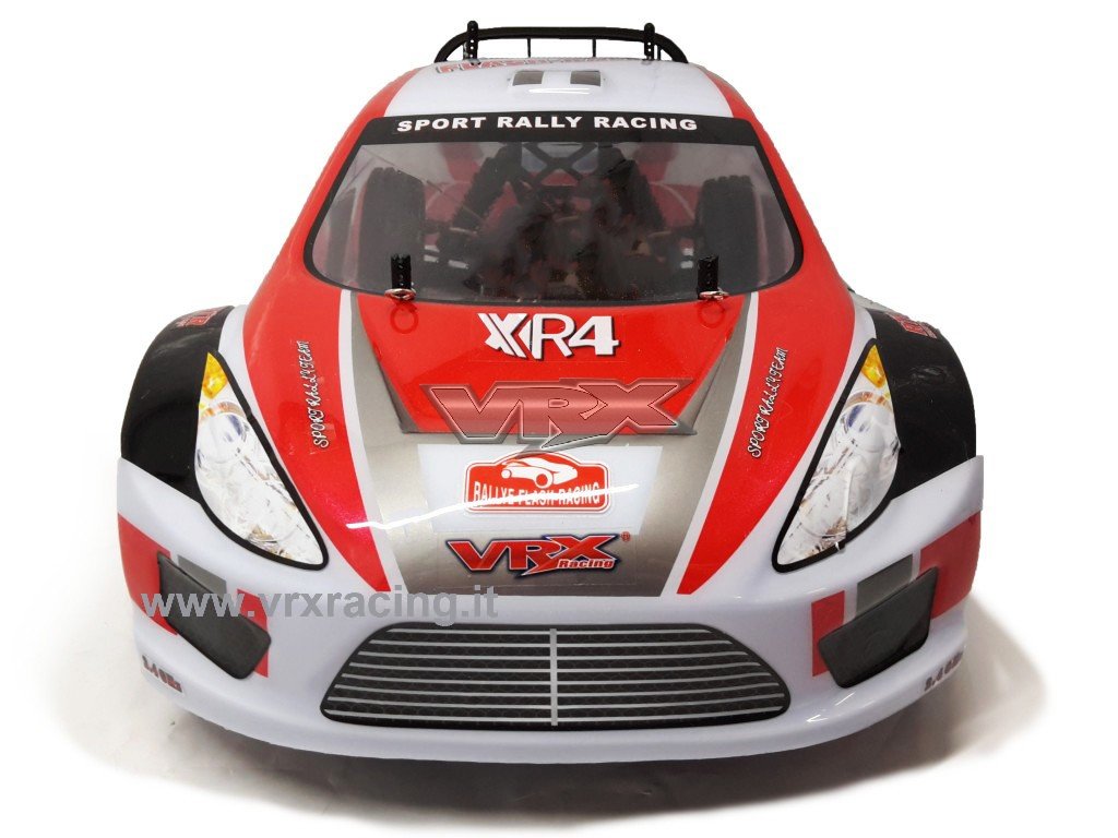 VRX Flash Rally meccanica completa rossa 4WD 1/10 roller