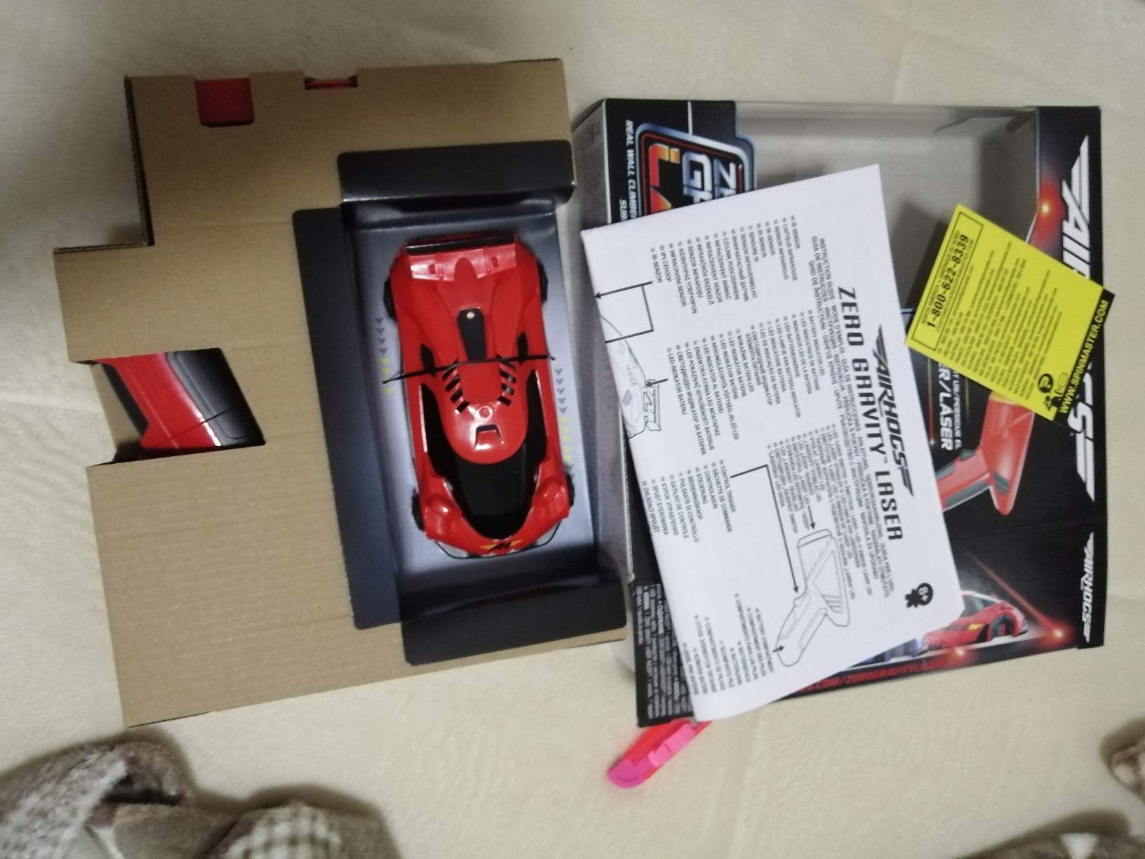 Air Hogs Zero Gravity Laser Auto Pareti Rossa USB