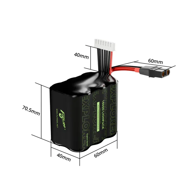 Flywoo Explorer Lionpack 6S1P 3000mAh Molicell P30B XT60