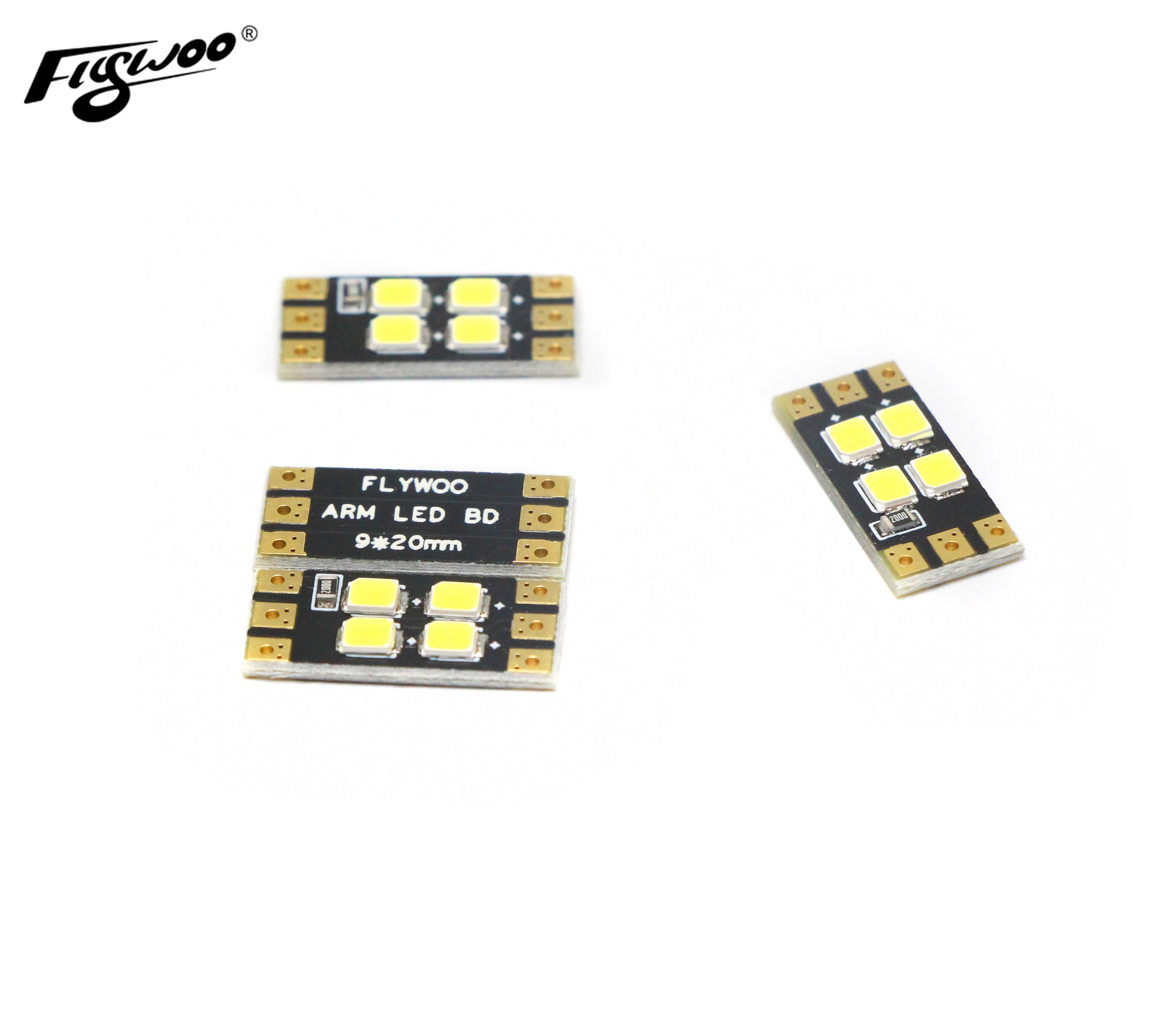 Flywoo Arm LED 9x25mm 2-6S Luce Telaio 4 Pezzi