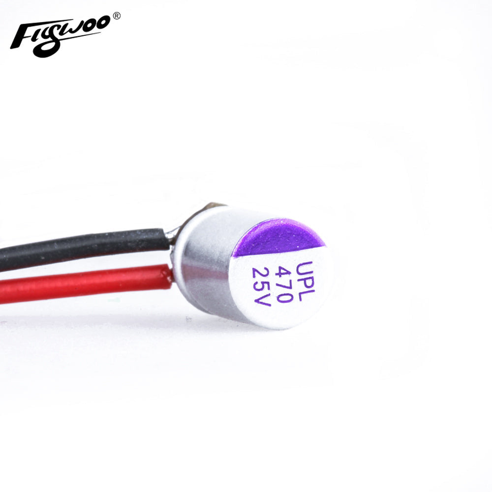 Flywoo UNICON UPL condensatore 25V 470uF 8x12mm 5 pezzi