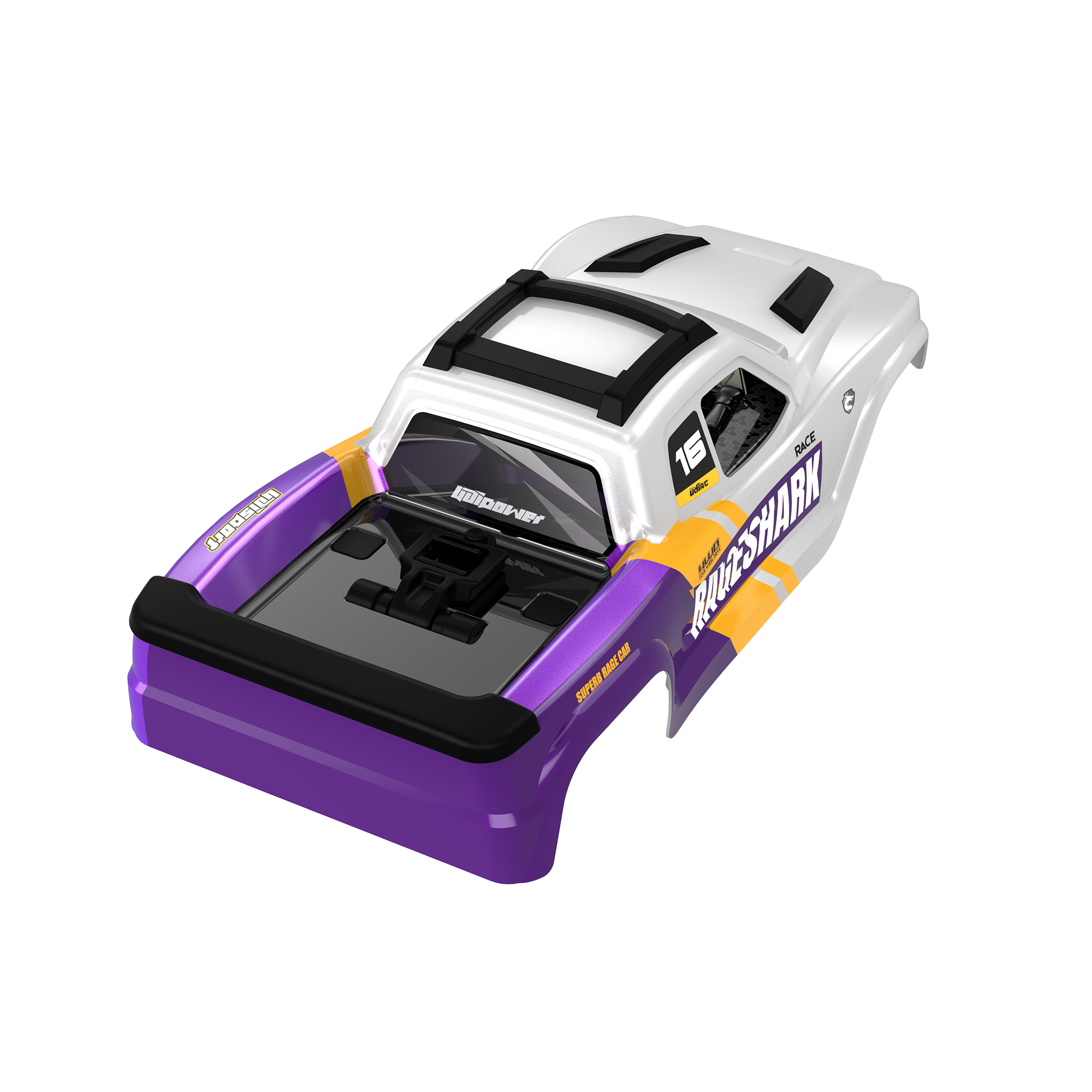 UDIRC Body Scocca PVC UD1611 P16-040B giallo viola 1pz