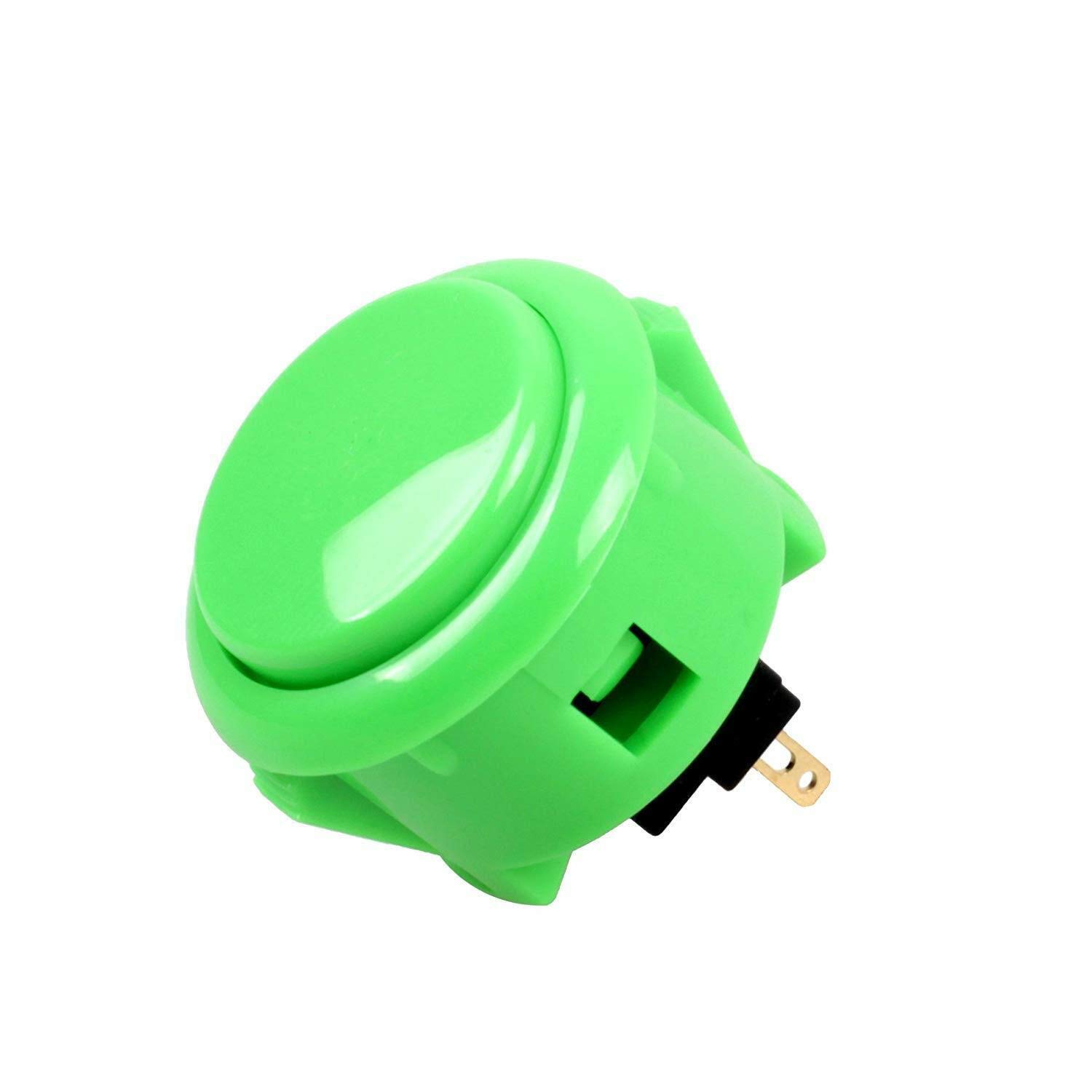 Sanwa OBS OBSF-30 Pulsante Arcade 30mm Verde 6 pezzi snap-in