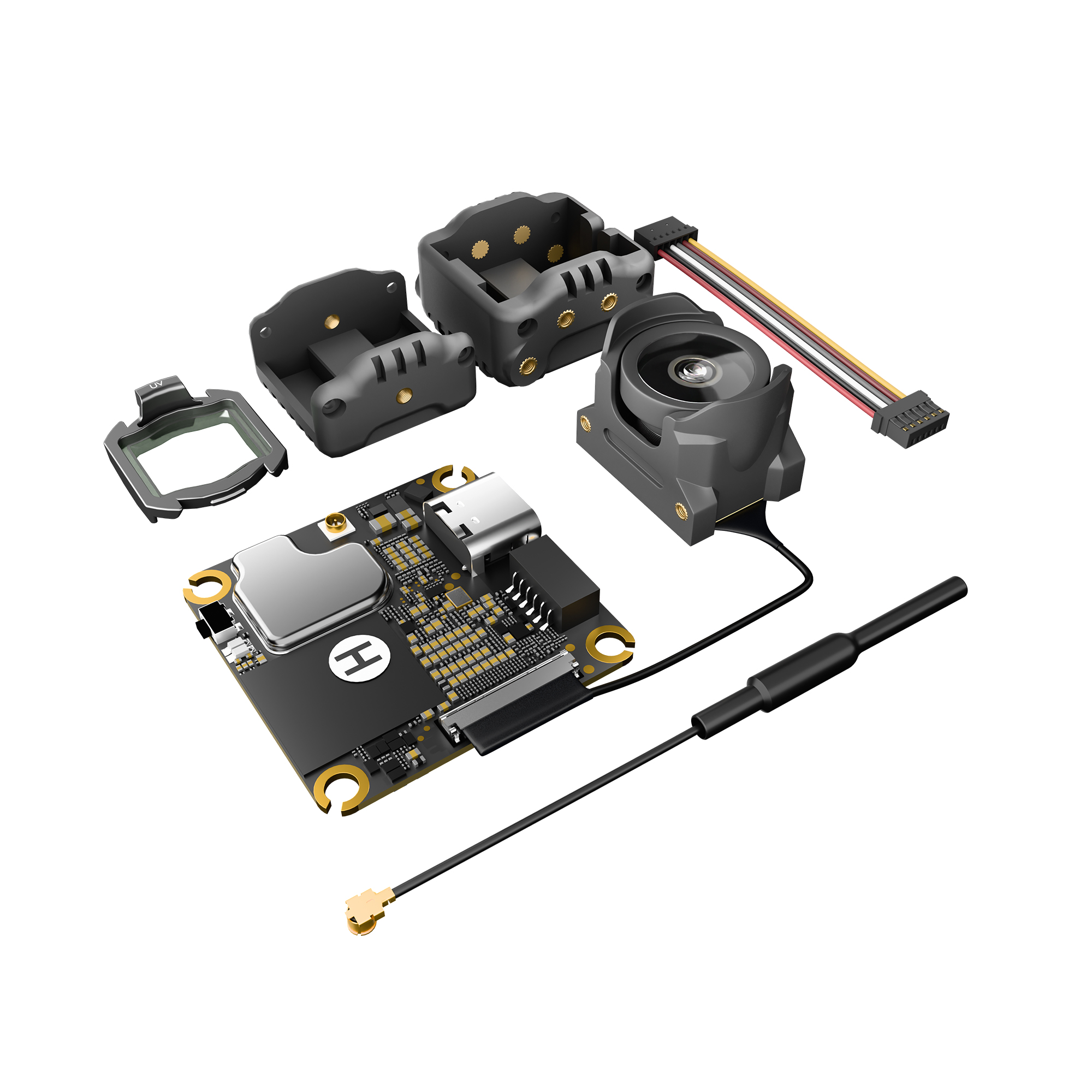 FlyWoo O4 Wide Air Unit VTX FPV digitale 155° 10,9g