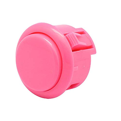 Sanwa OBSF-30 pulsanti arcade 30mm rosa 6 pezzi