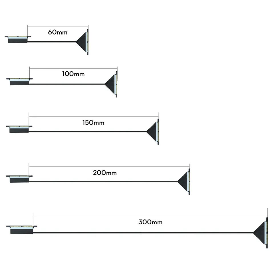 FlyWoo DJI O3 O4 Cavo Coassiale 100mm ricambio flessibile