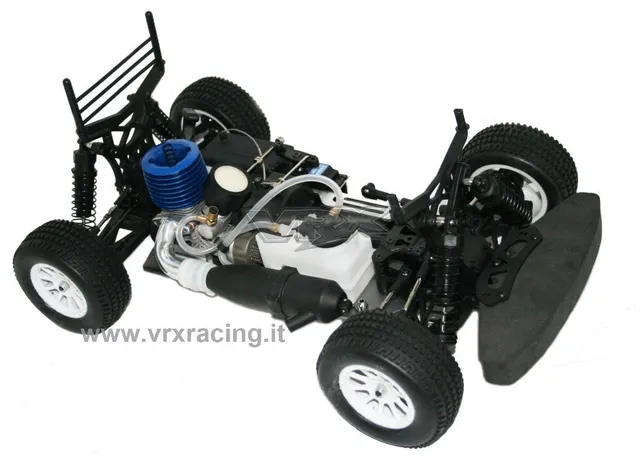 VRX Flash Rally R0159 automodello a scoppio blu 4WD 1/10