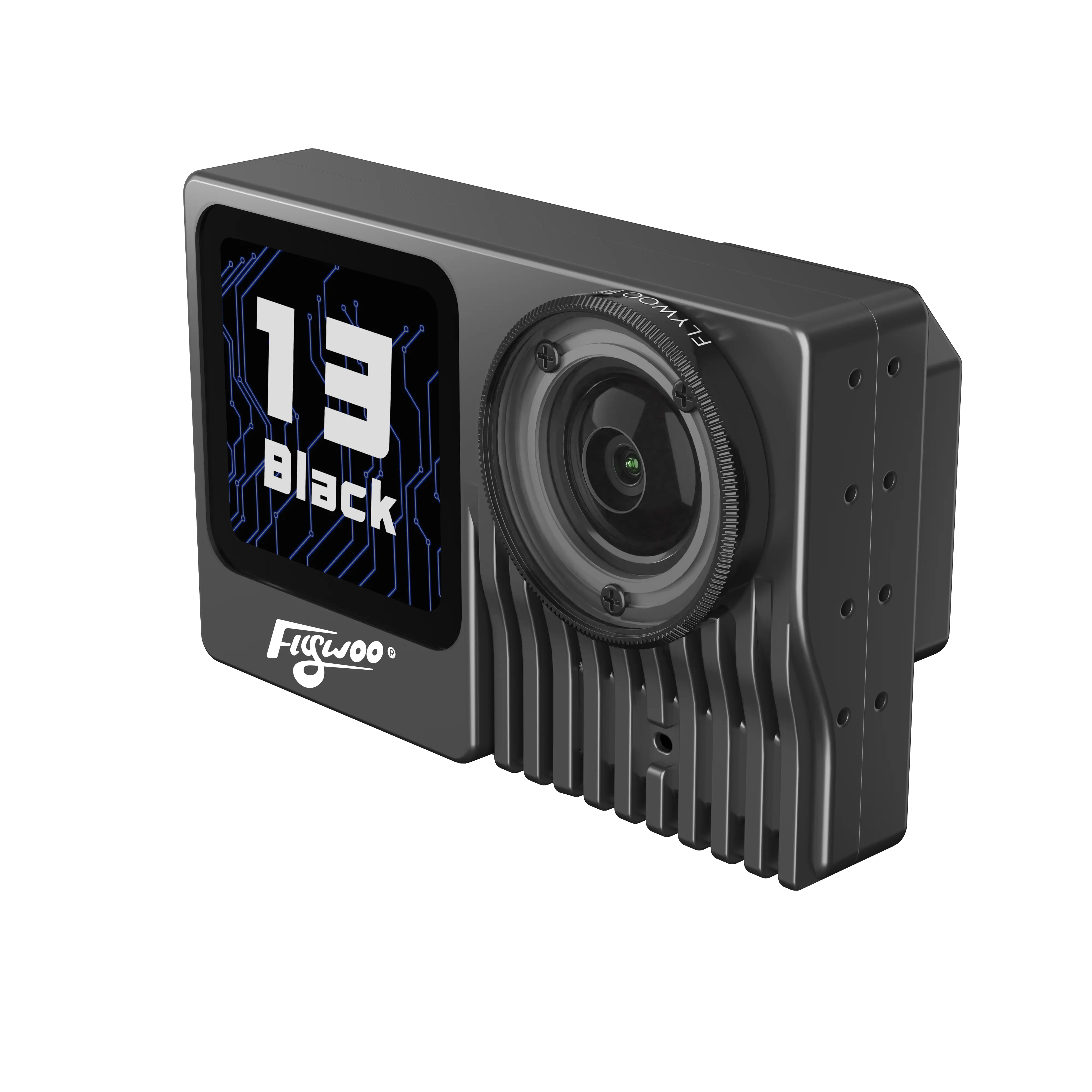 FlyWoo Naked GoPro V2 Pro Action Camera 5.3K alluminio
