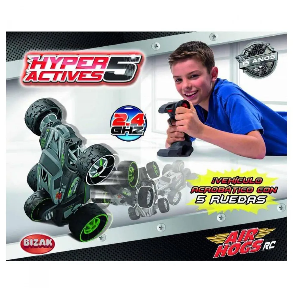 Air Hogs Hyperactive 5 Auto Radiocomandata Colori Assortiti 5 Ruote