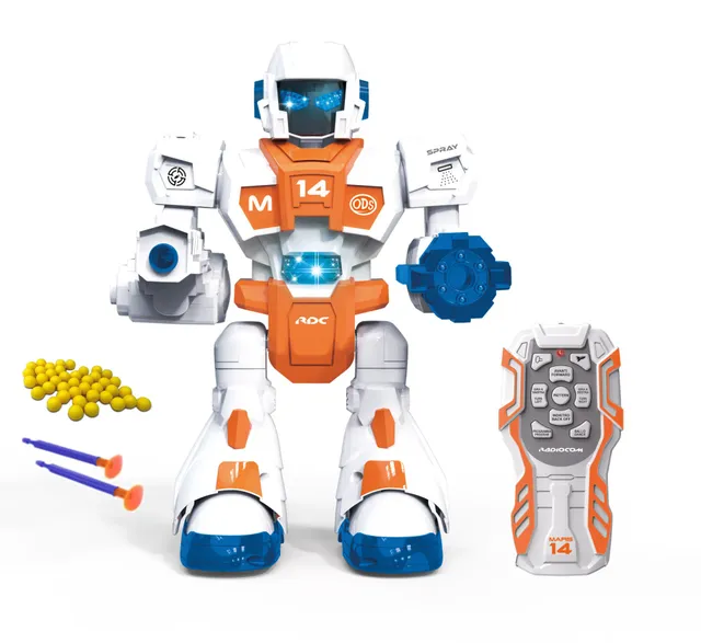Radiocom Mars 14 robot RC spara dardi programmabile