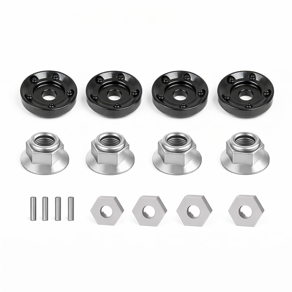 UDI RC Kit Fissaggio Ruote per UD1610S/1610PRO 16pz Metallo