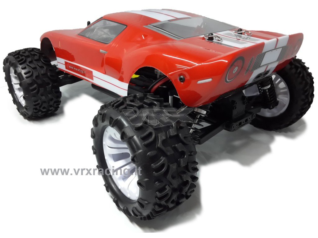 VRX Rangster auto RC 1/10 brushless 4WD RTR rosso 3000KV