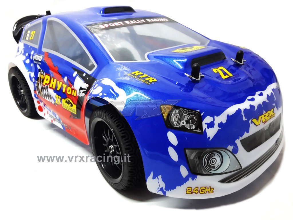 VRX XR16 Flash Rally brushless auto RC 1/16 RTR 4WD blu