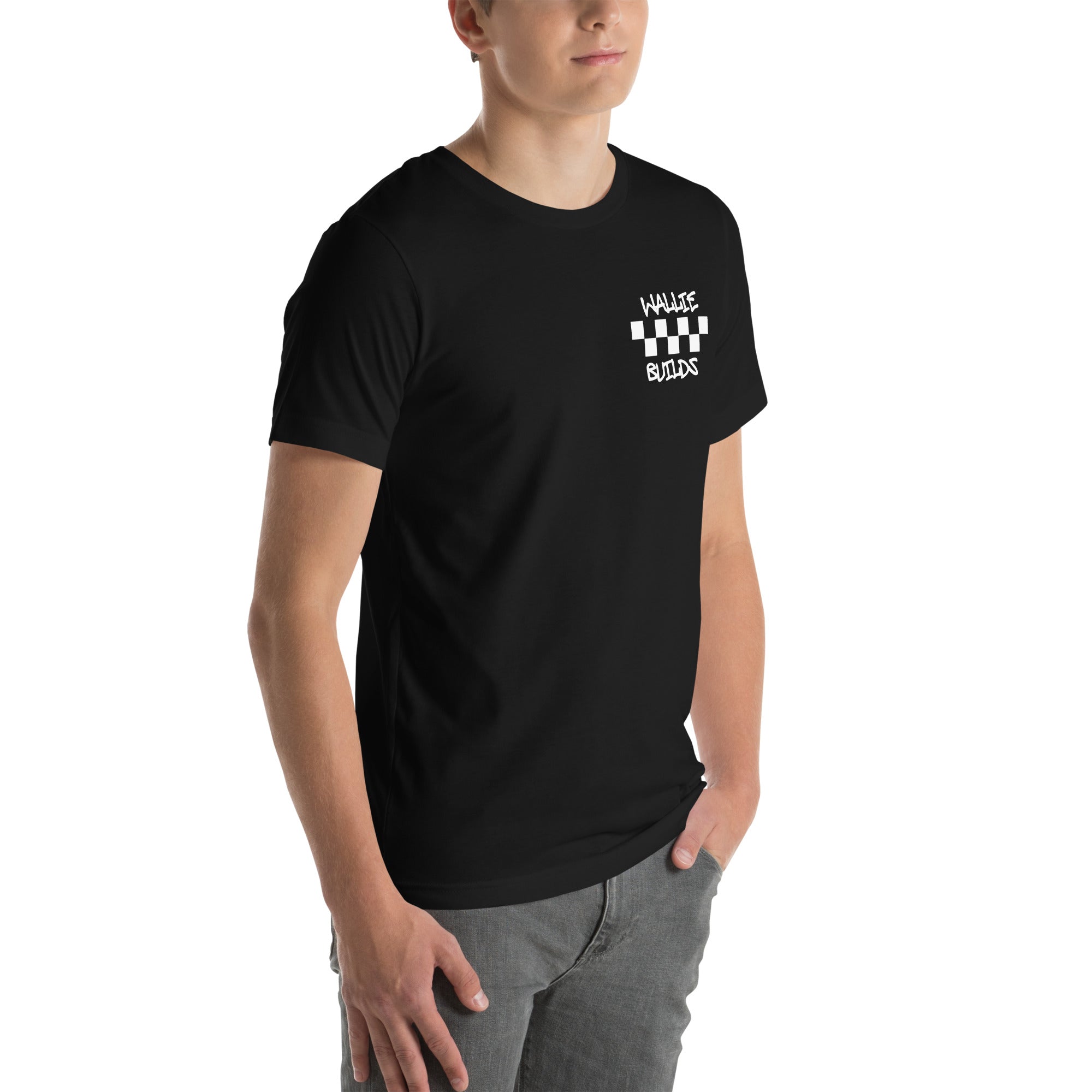 Wallie Builds Broke Racer Tee maglietta cotone nera taglia L