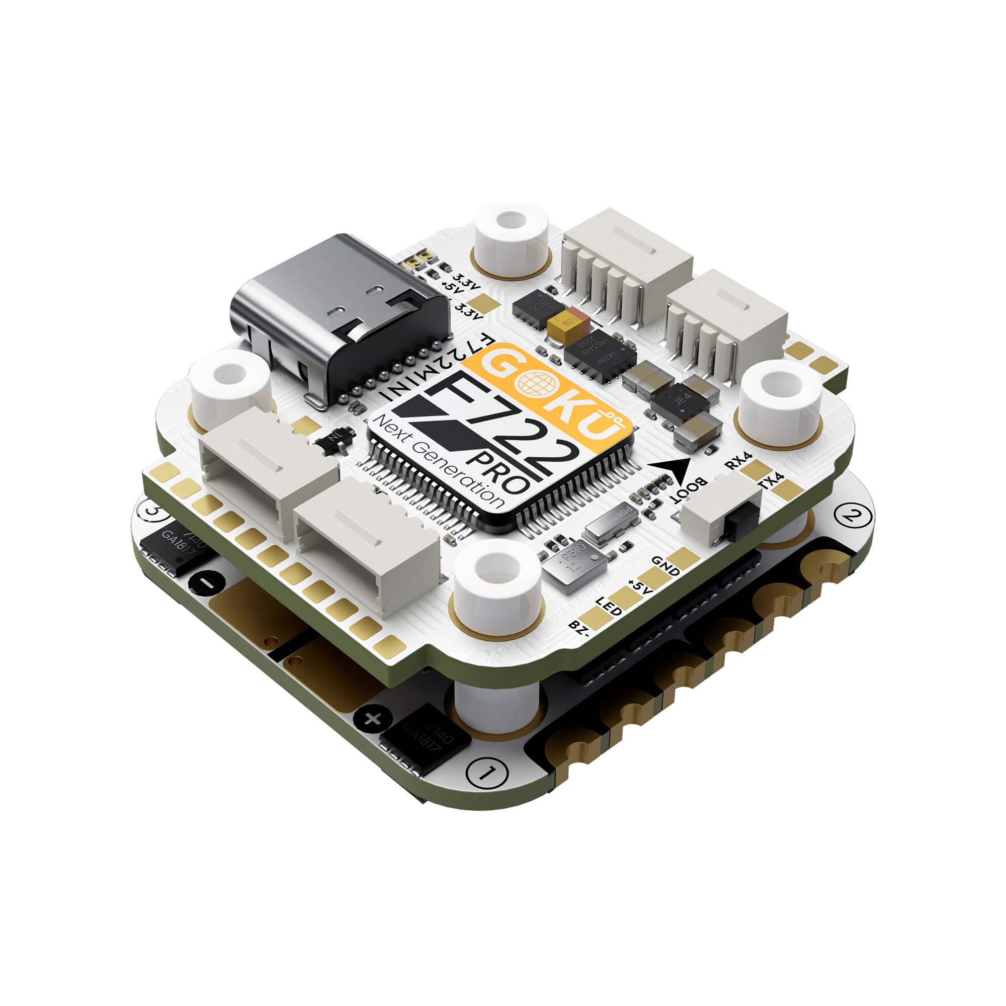 FlyWoo GOKU F722 Pro Mini V2 stack 20x20 FC ESC 45A O4
