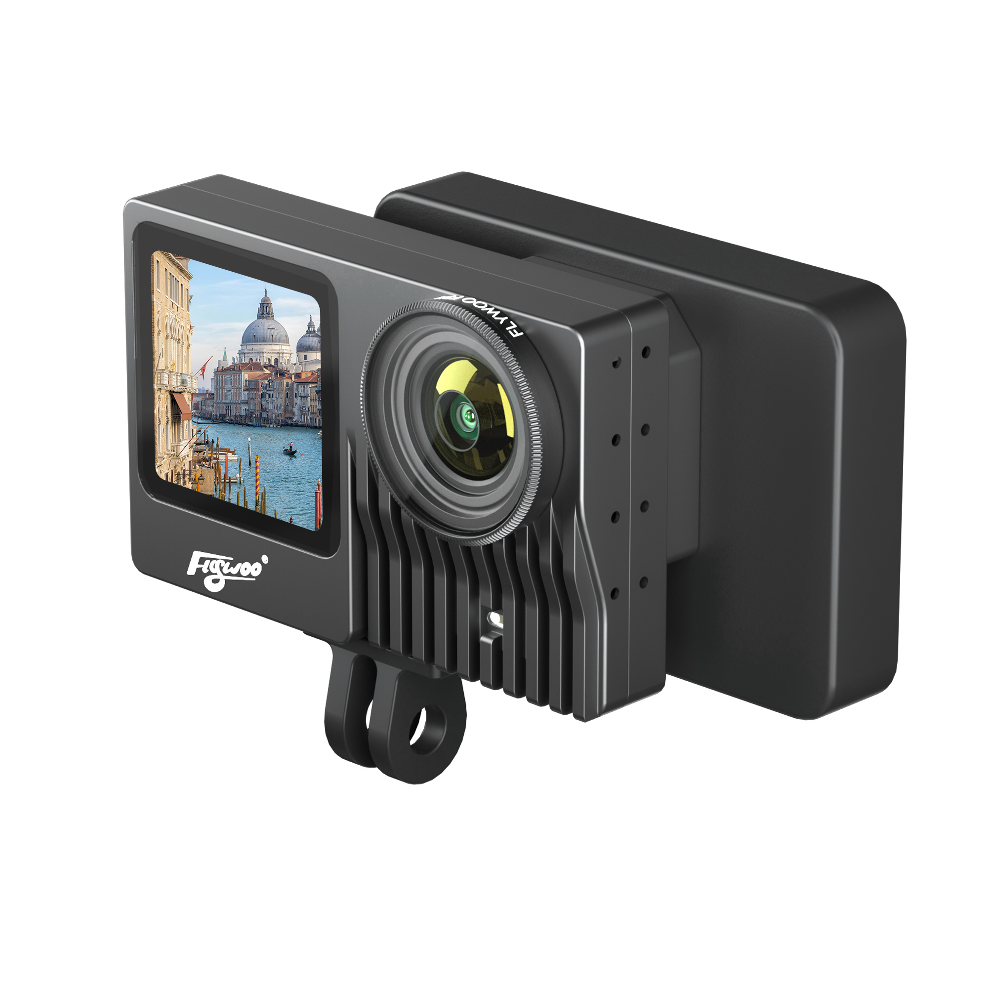 FlyWoo Naked GoPro V2 Pro Action Camera 5.3K alluminio