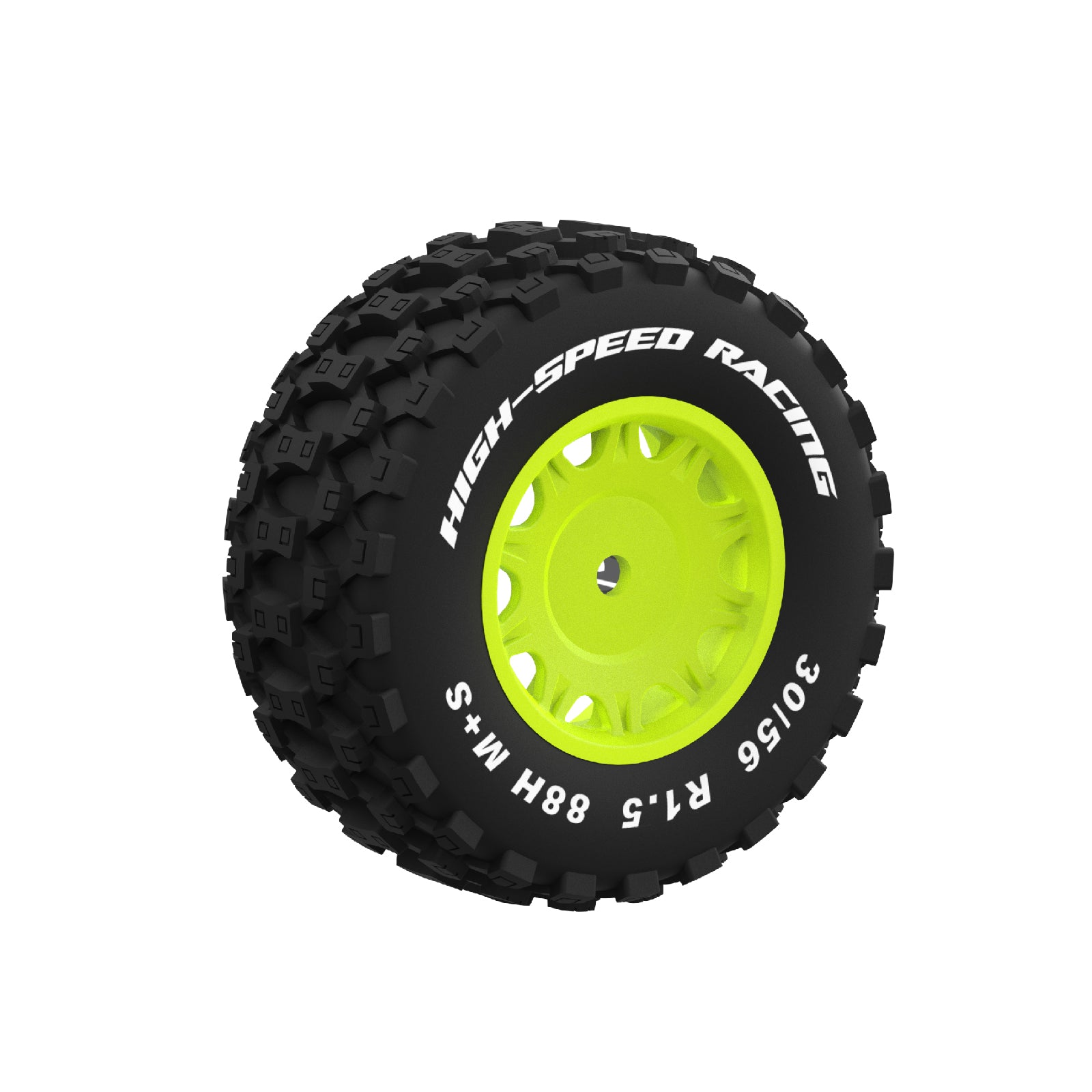 UDI RC P12-106A Set Gomme Verdi UD1203 Ruote Gomma 2 Pezzi