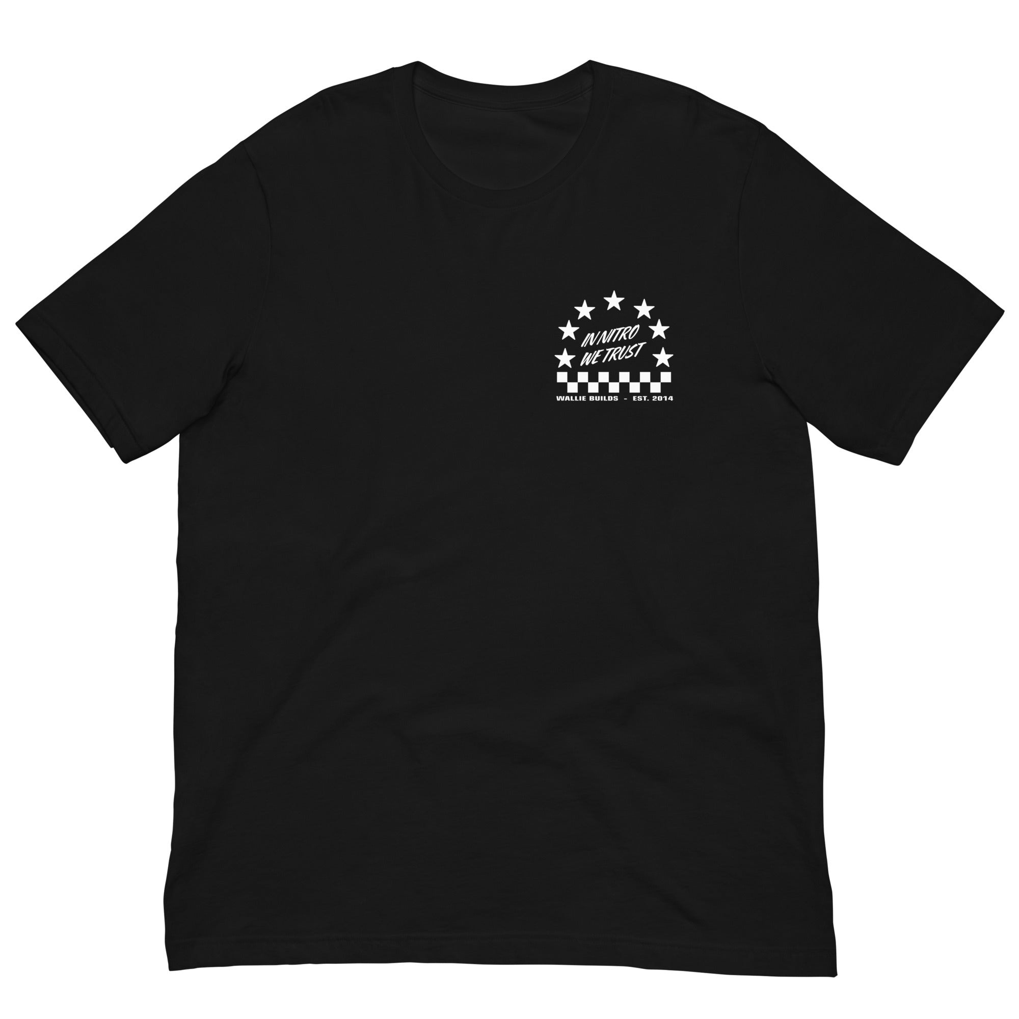 Wallie Builds Apparel In Nitro We Trust Tee maglietta nera M