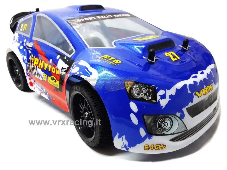 VRX XR16 EBD Rally RC 1/16 spazzole RC370 RTR 4WD