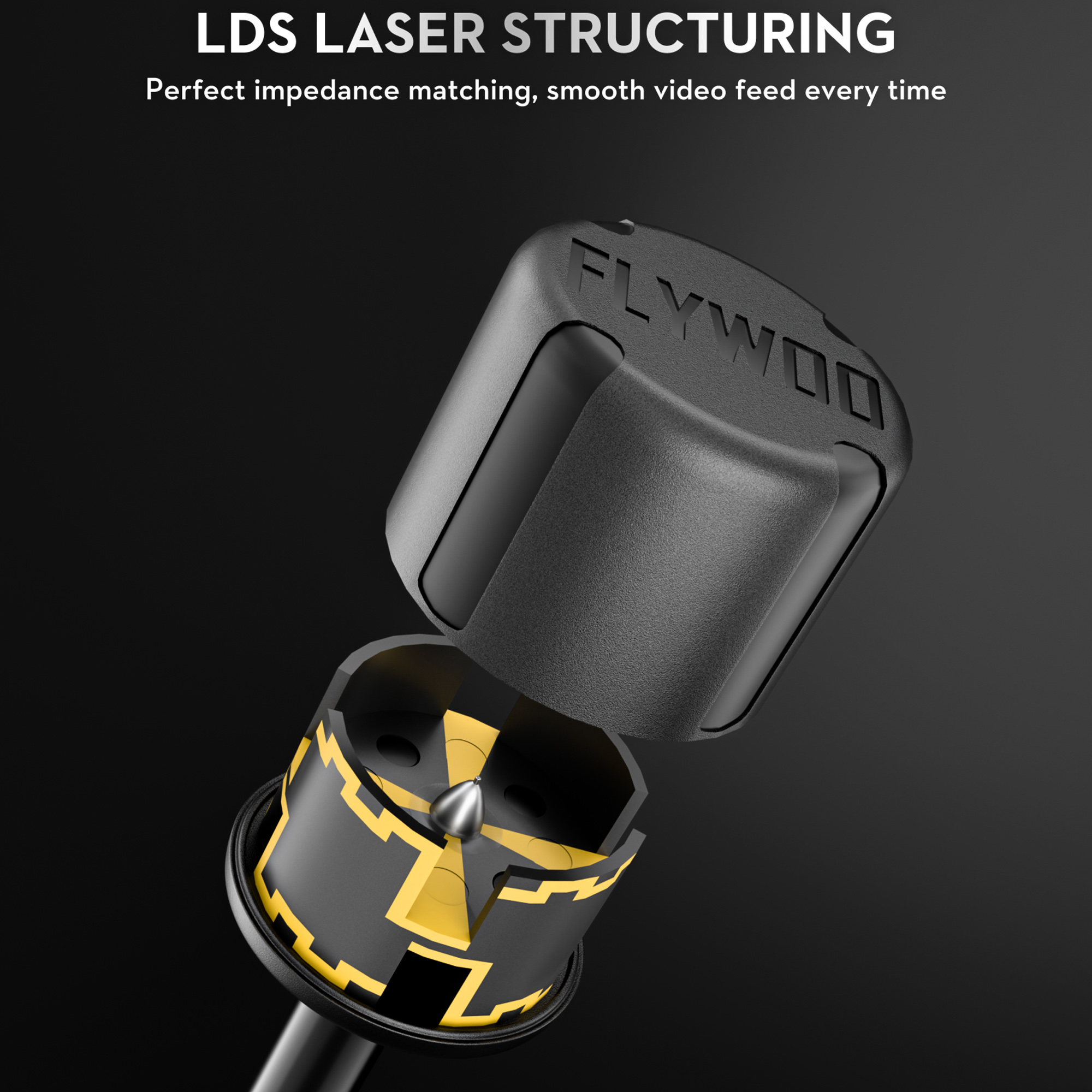FlyWoo LDS 5.8GHz Antenna LHCP UFL/SMA 1,8dBi