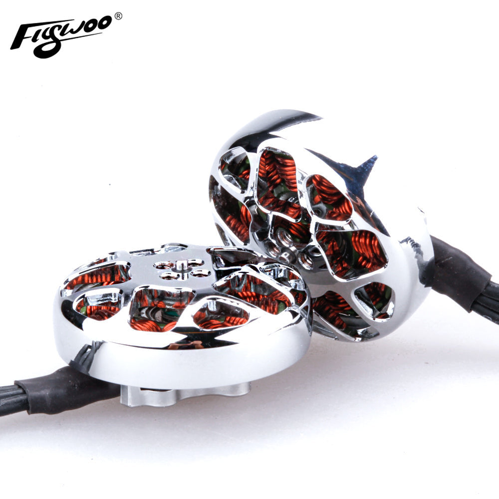 Flywoo NIN 2303.5 motore brushless 1750KV argento 5-6S