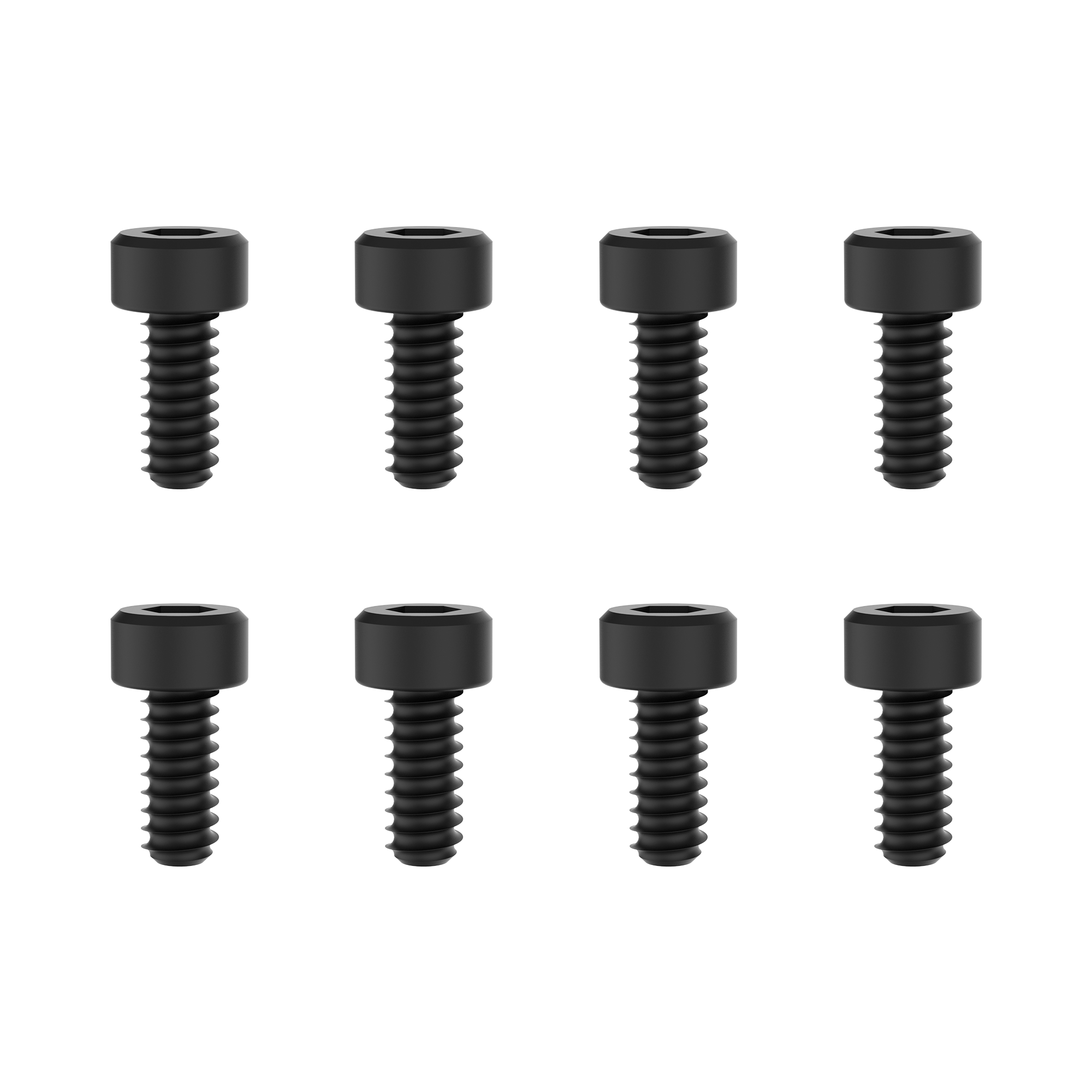 UDI RC M01-001 Viti Autofilettanti 2,6x6mm Nere 8Pz UD16