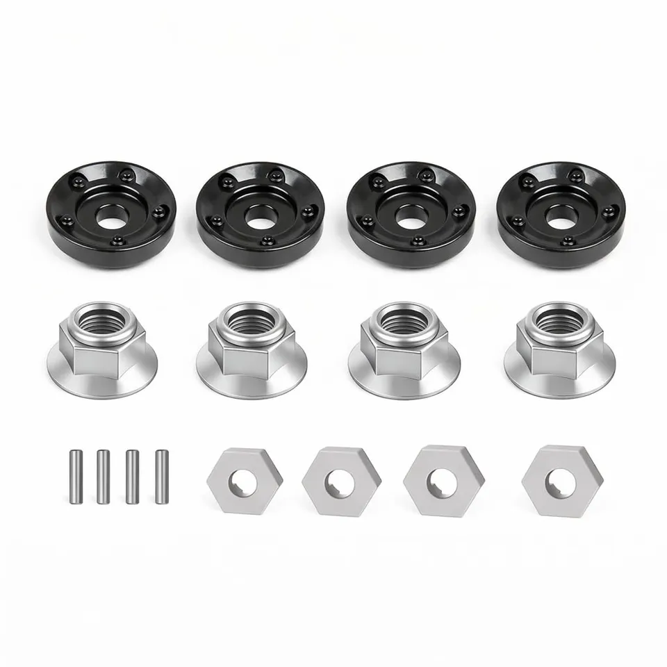 UDI RC Kit Fissaggio Ruote per UD1610S/1610PRO 16pz Metallo