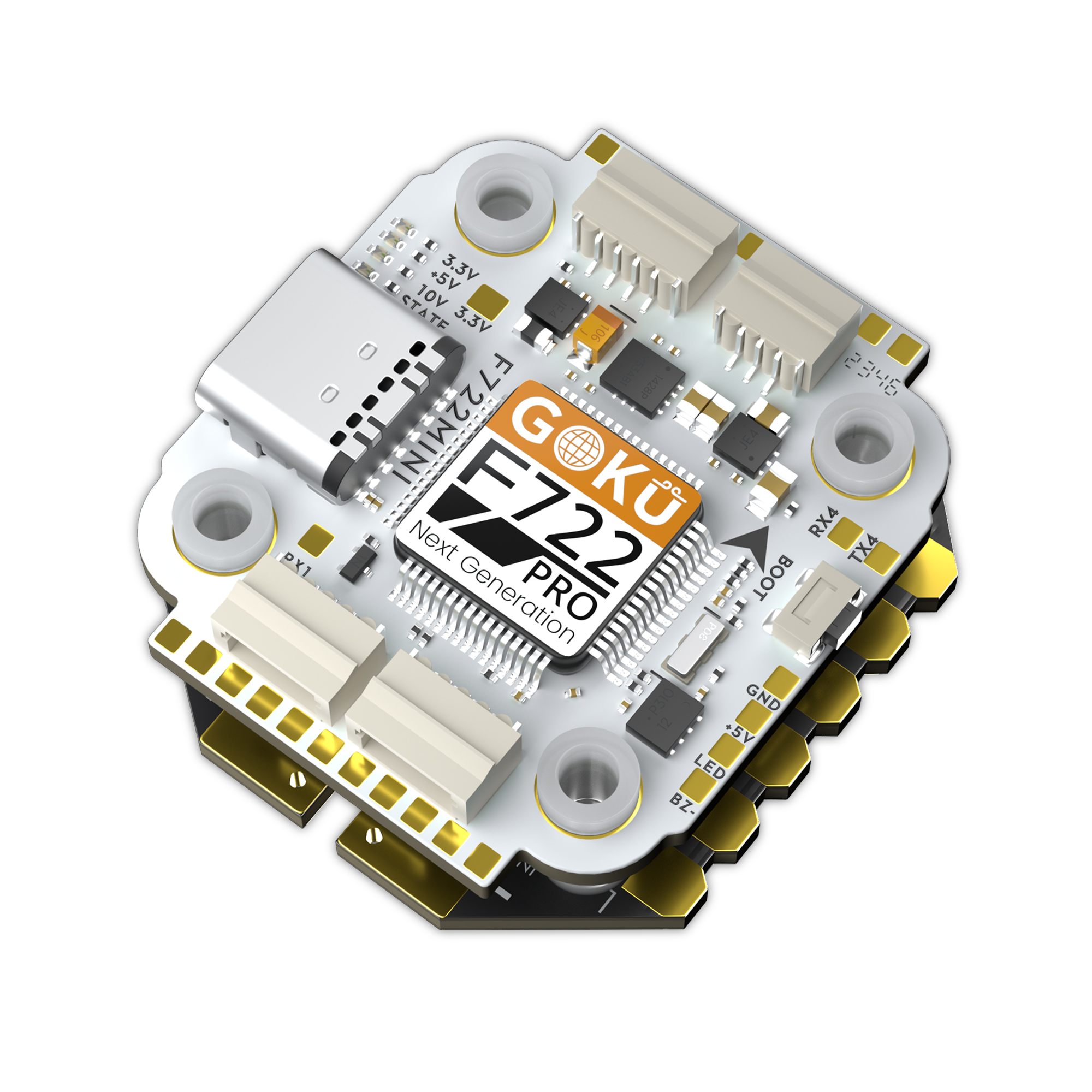 FlyWoo GOKU F722 Pro Mini V2 stack 20x20 FC ESC 45A O4