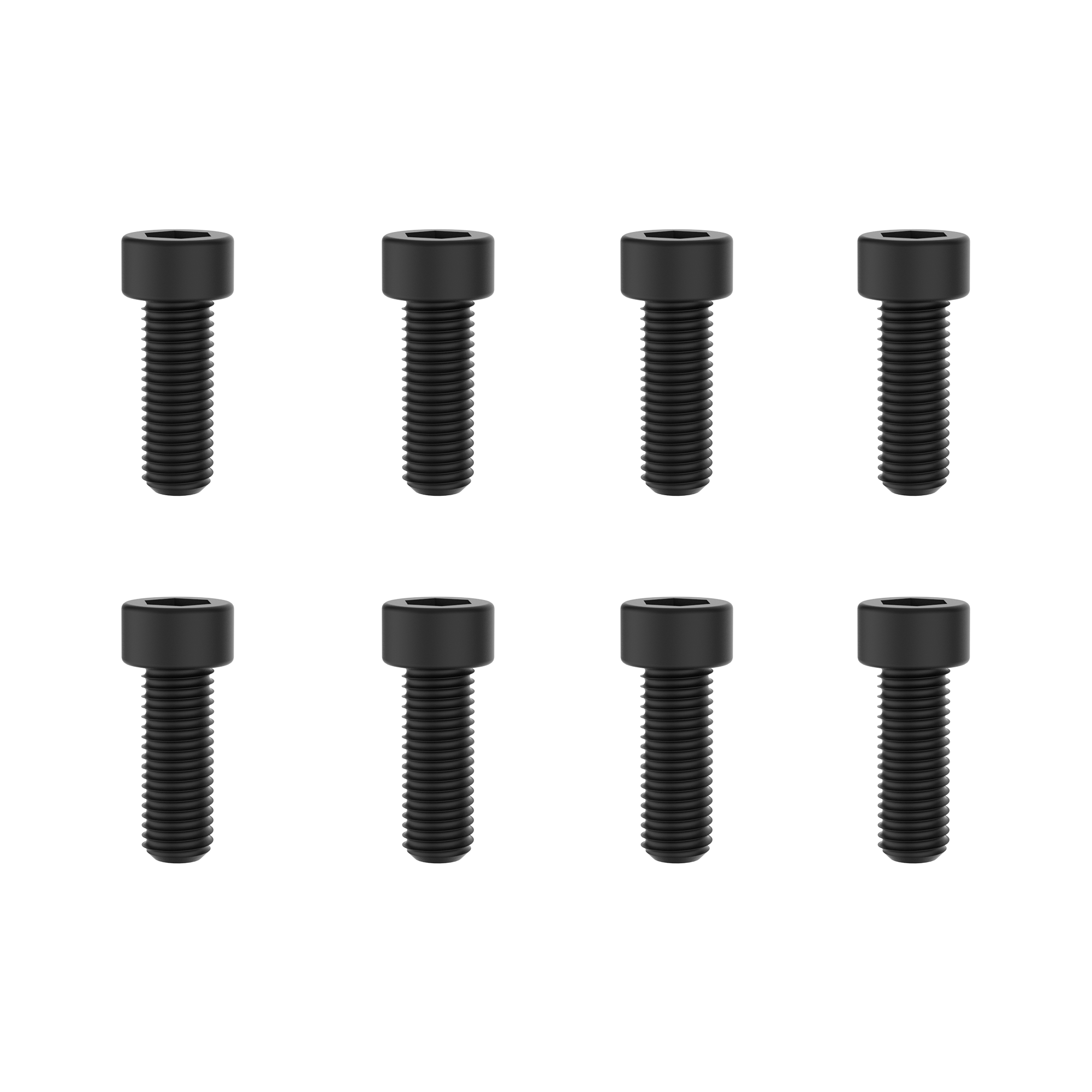UDI RC M01-010 Viti Esagonali 3x8mm Nere 8 Pz UD1610PRO