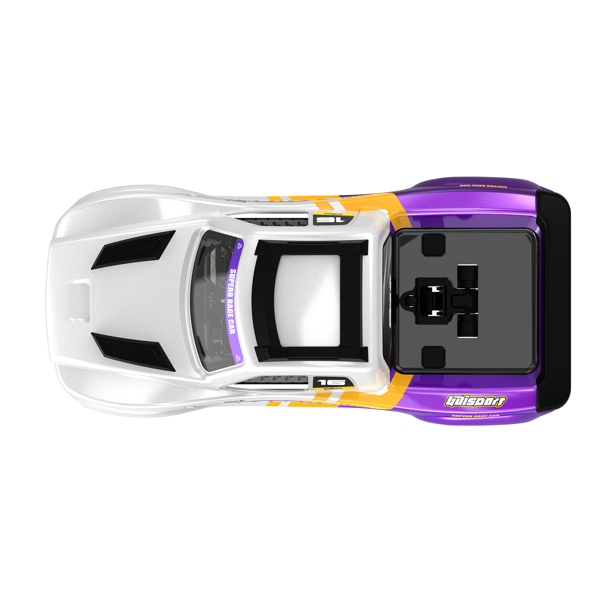 UDIRC Body Scocca PVC UD1611 P16-040B giallo viola 1pz