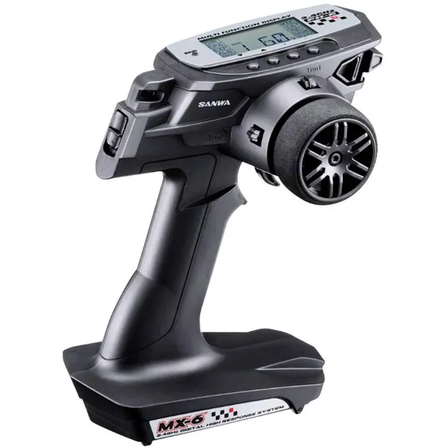 Sanwa MX-6 Dry Radiocomando a Pistola 2.4GHz 3 Canali